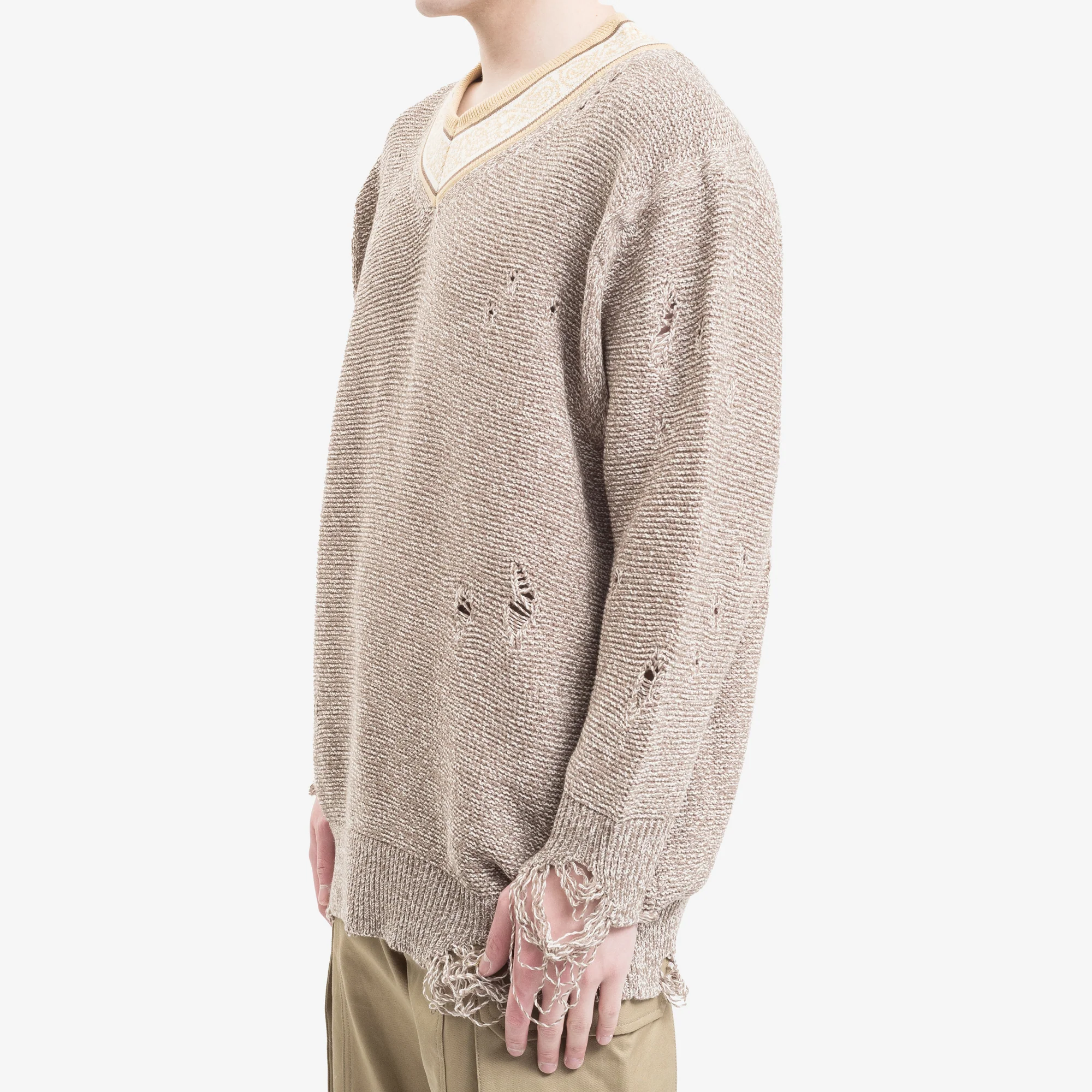 5G Distressed Knit Sweater - Image 3