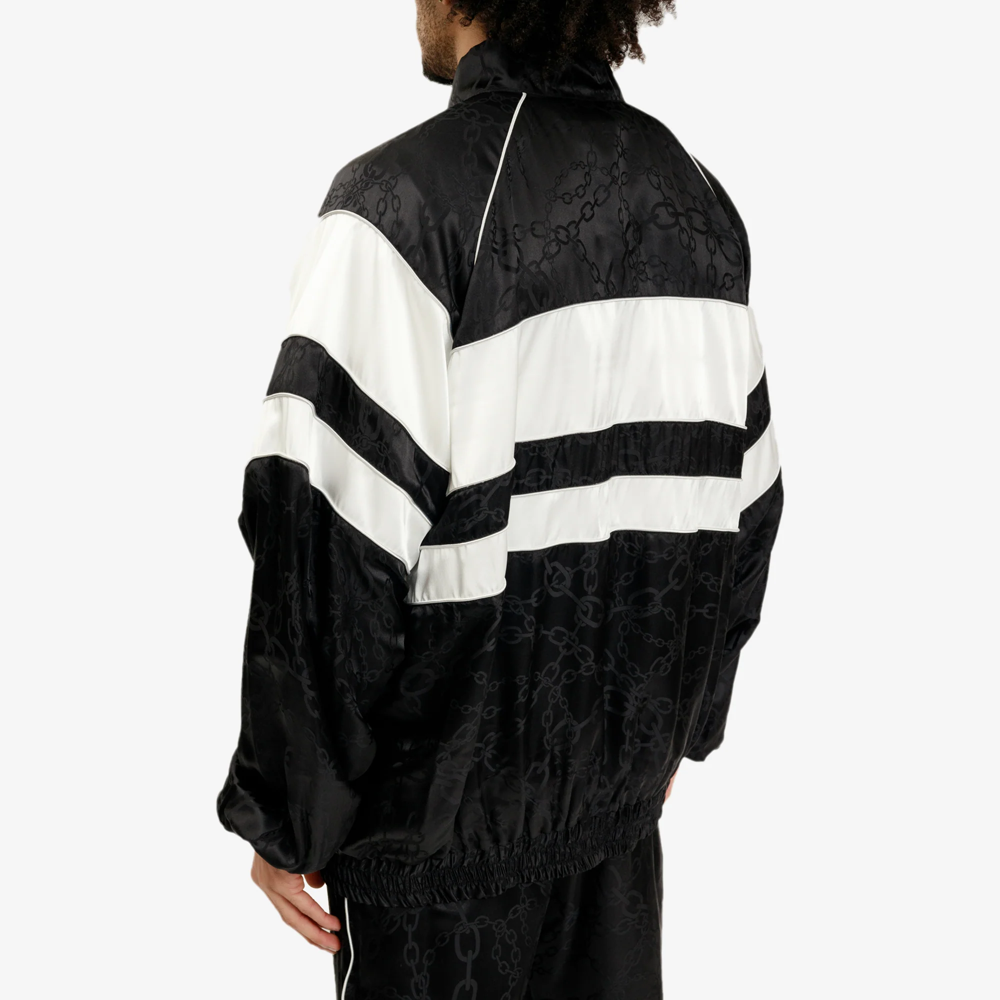 80's Silk Track Jacket - Image 4