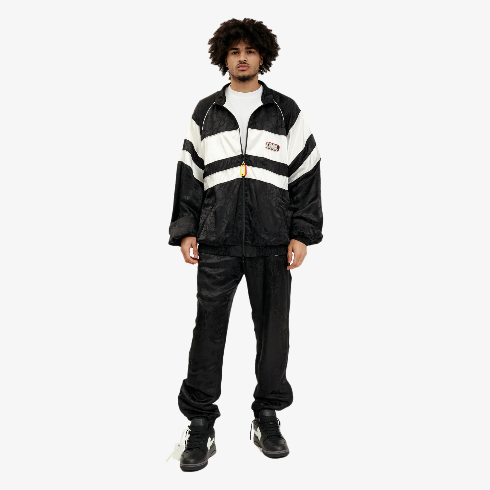 80's Silk Track Pants - Image 2