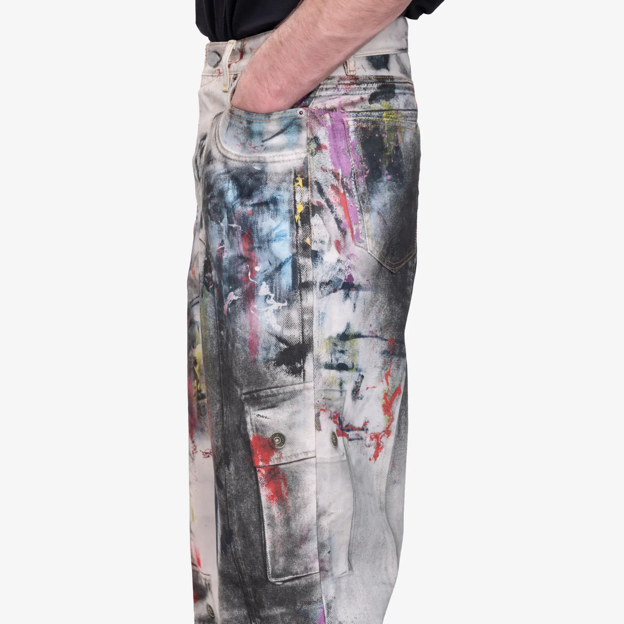 1981M Trompe Loeil Baggy Fit Jeans - Image 5