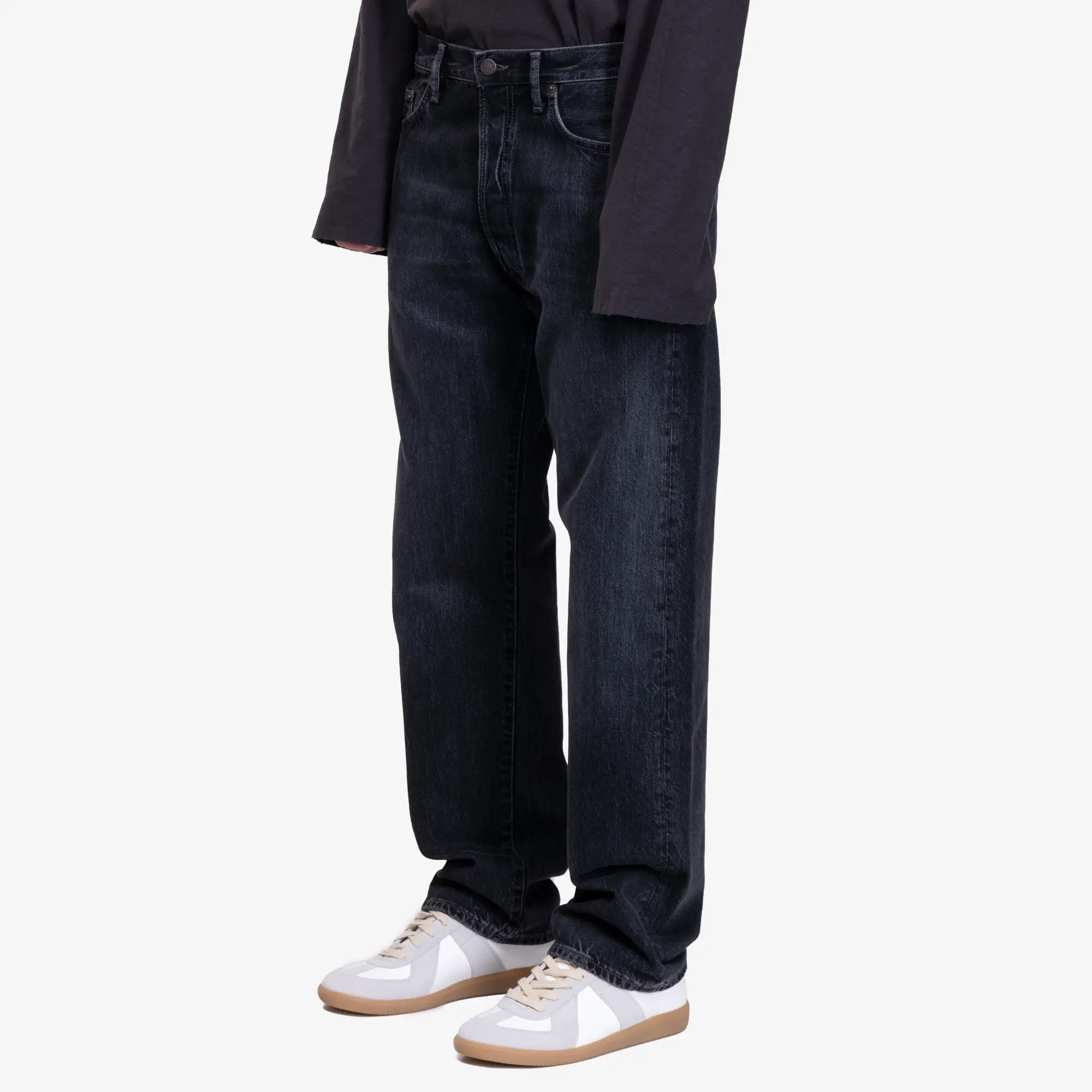 1999M Vintage Black Loose Fit Jeans - Image 3