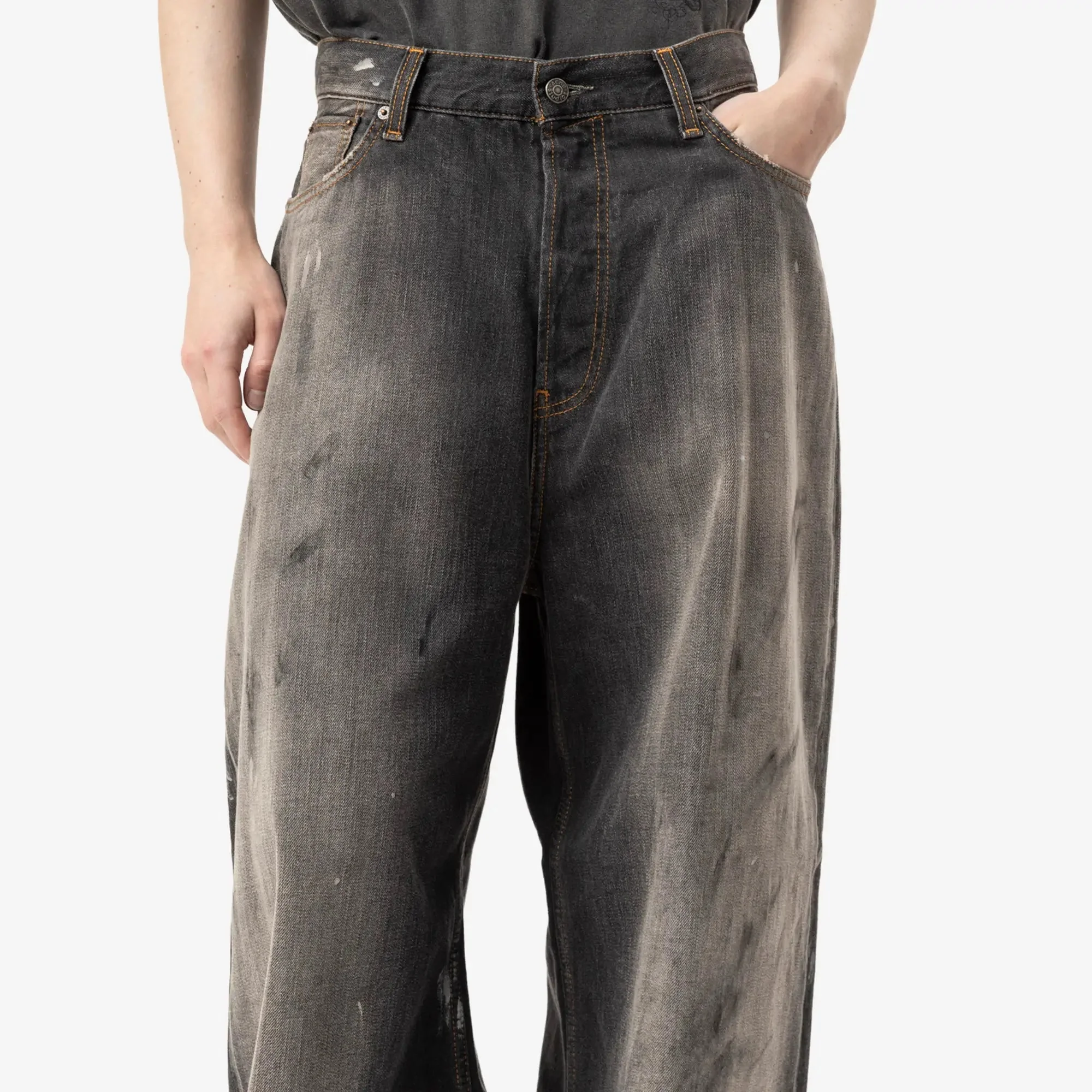 2023U Black Trafalgar Loose Fit Jeans - Image 5