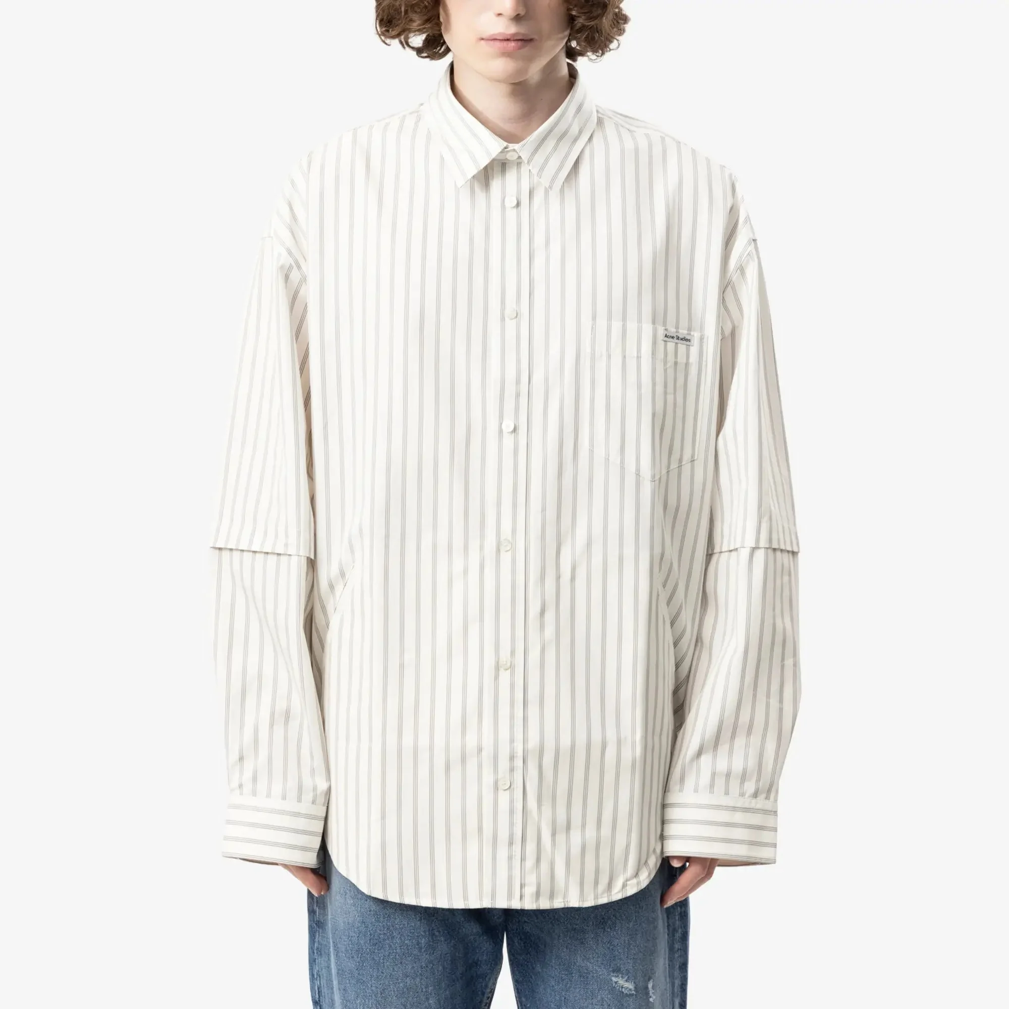 Double Sleeve Button Up Shirt