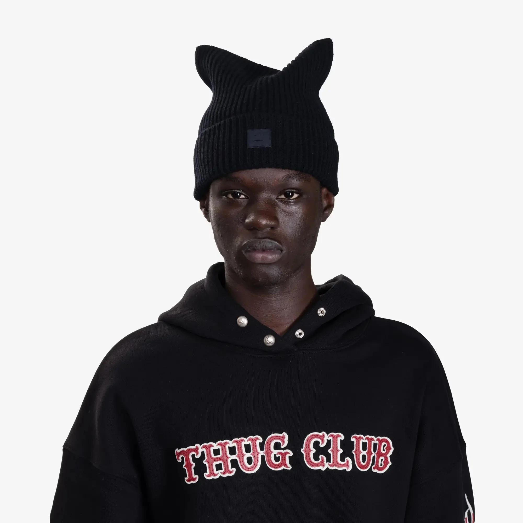 Face Logo Square Beanie - Image 2
