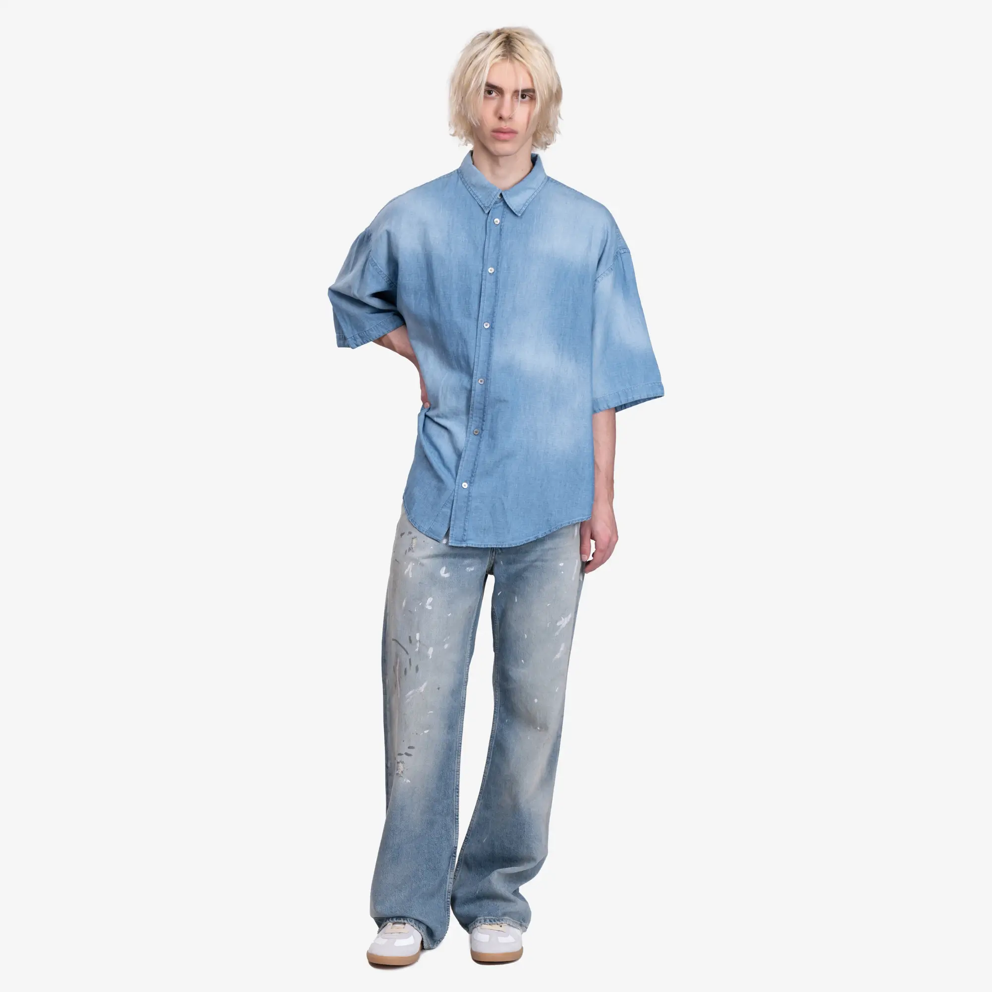 Logo Stamp Button Up Shirt - Image 2