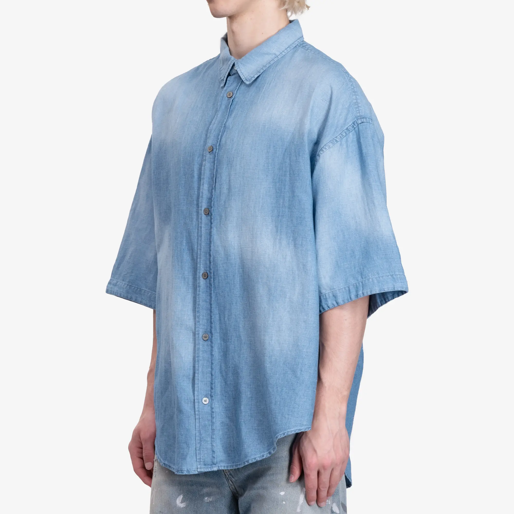 Logo Stamp Button Up Shirt - Image 3
