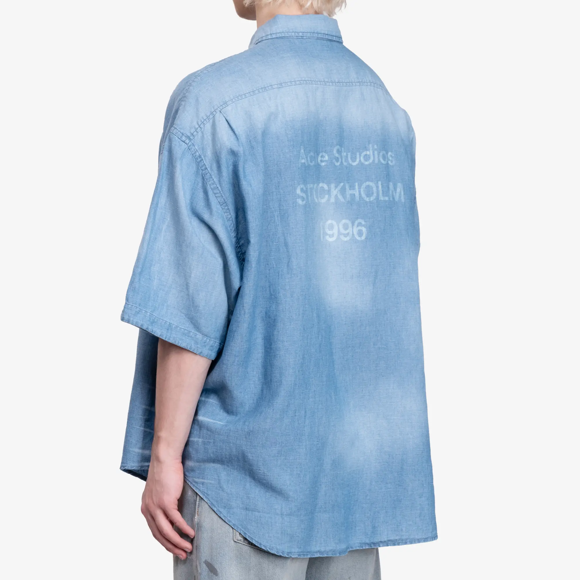 Logo Stamp Button Up Shirt - Image 4