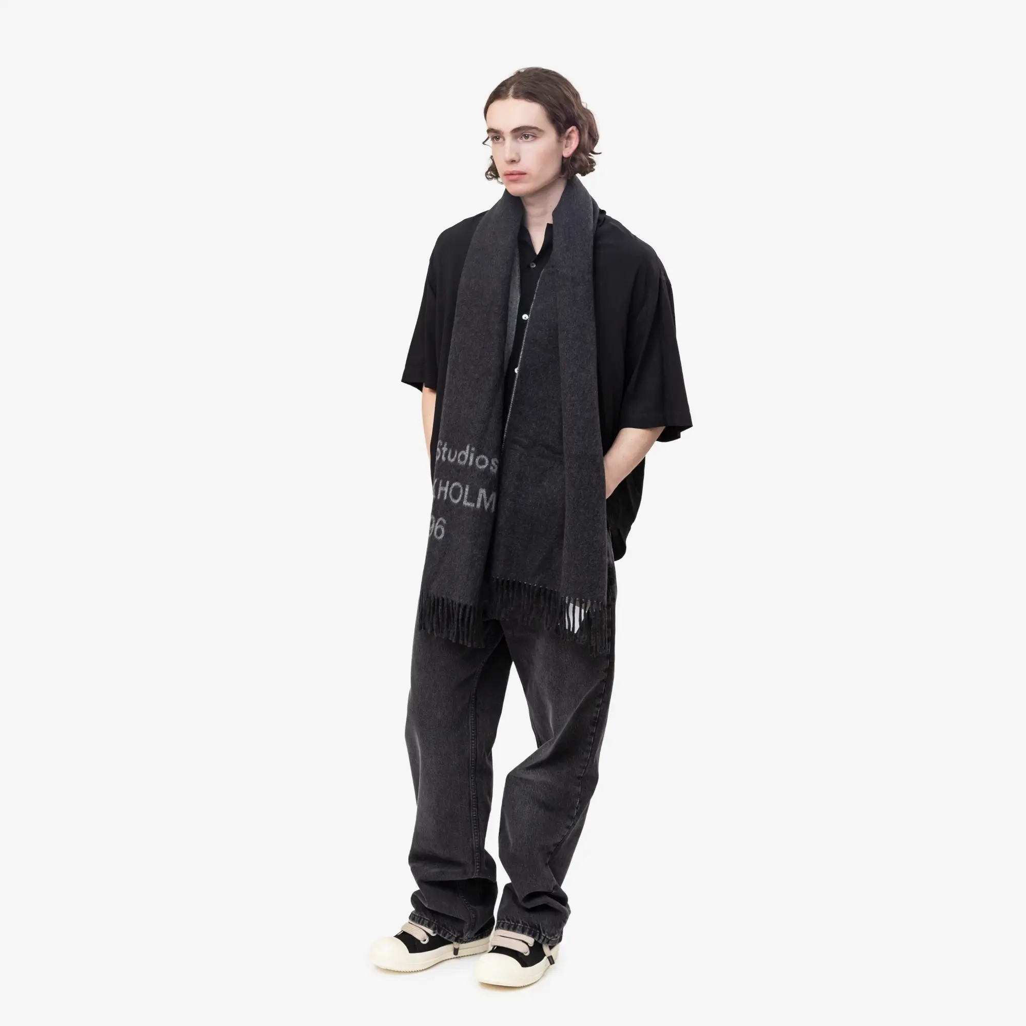 Logo Wide Scarf - Image 3