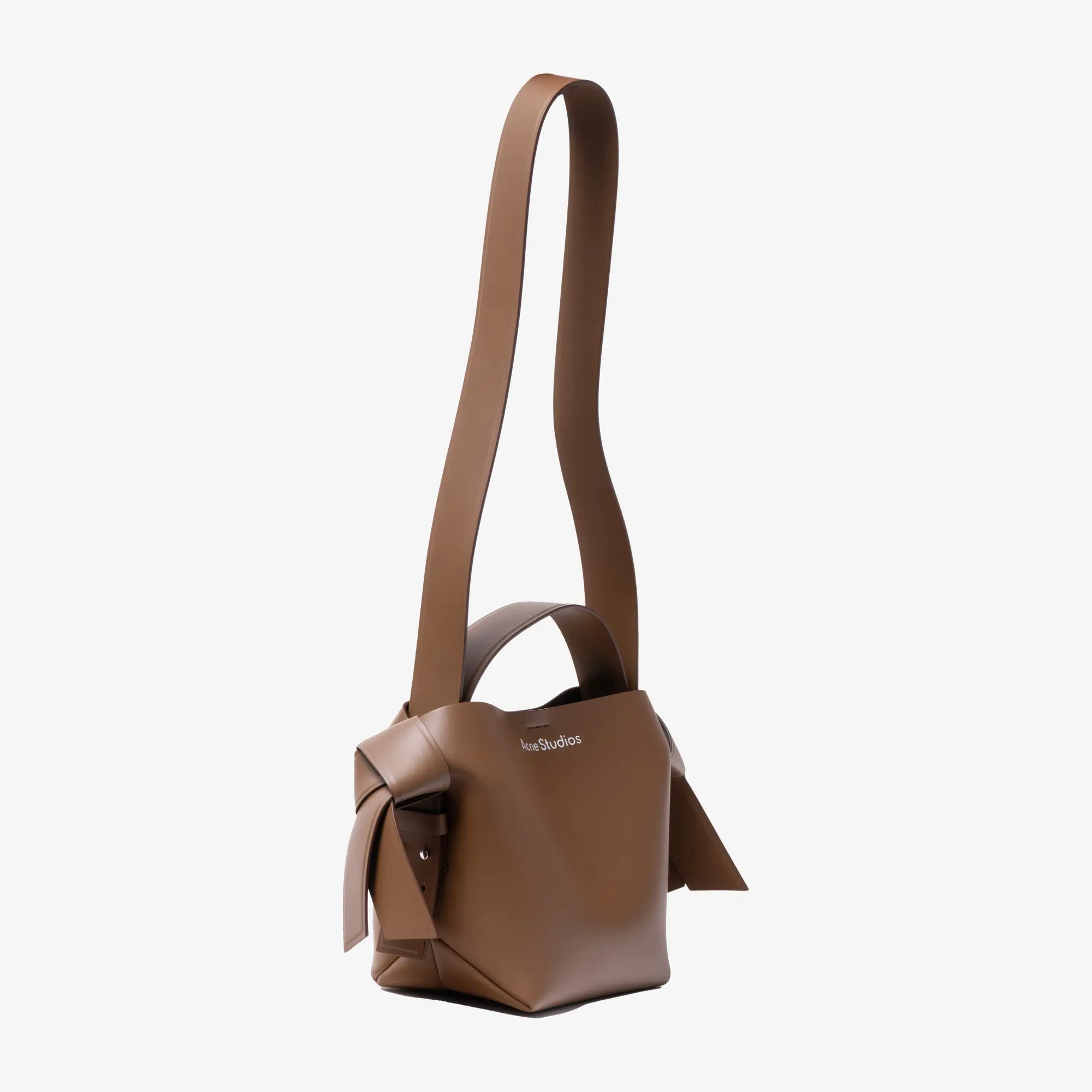 Musubi Camel Brown Mini Shoulder Bag - Image 4
