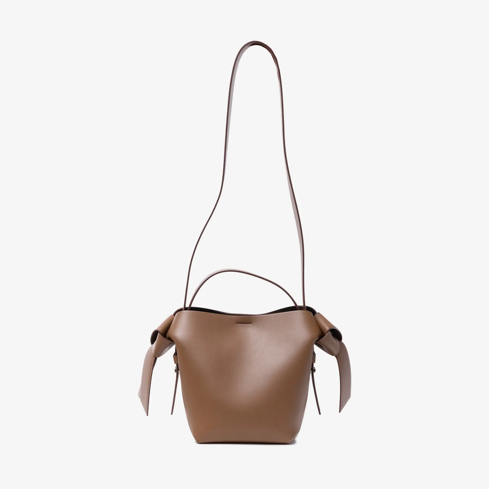 Musubi Camel Brown Mini Shoulder Bag - Image 5