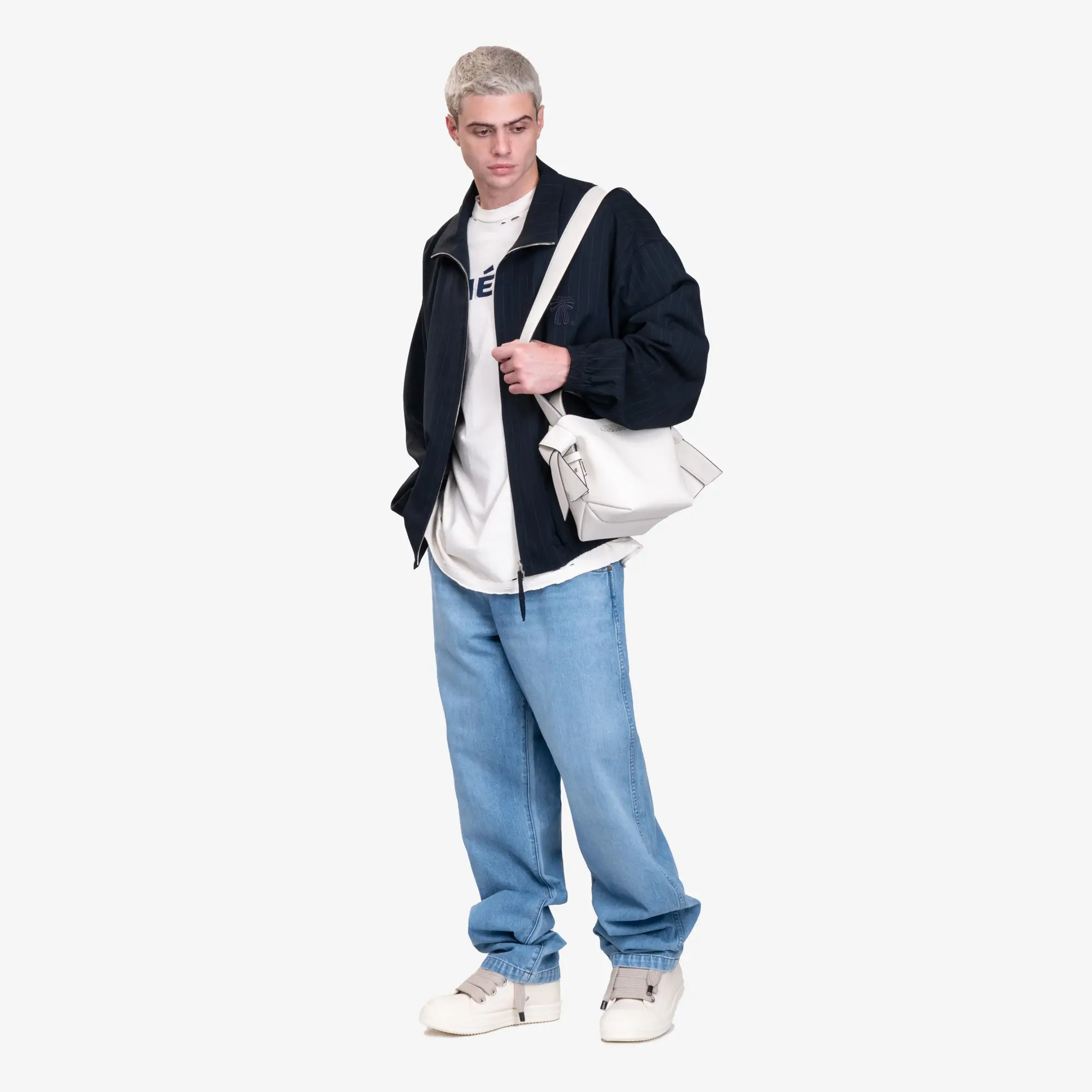 Musubi White Mini Shoulder Bag - Image 3