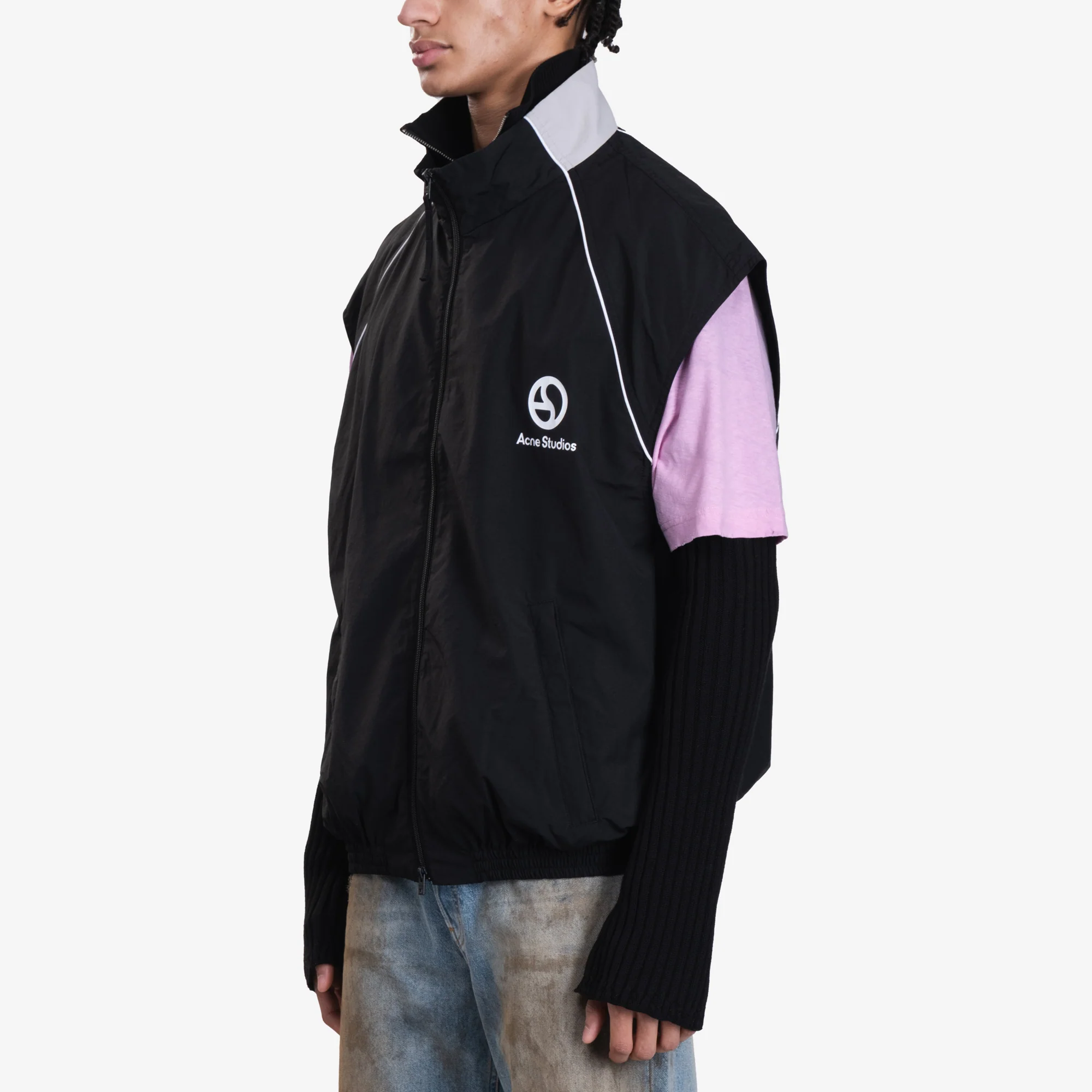 Sleeveless Track Jacket - Image 3