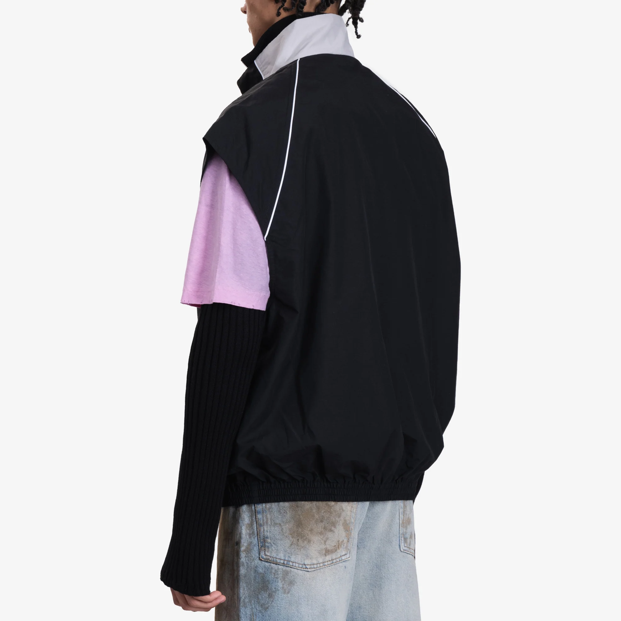Sleeveless Track Jacket - Image 4