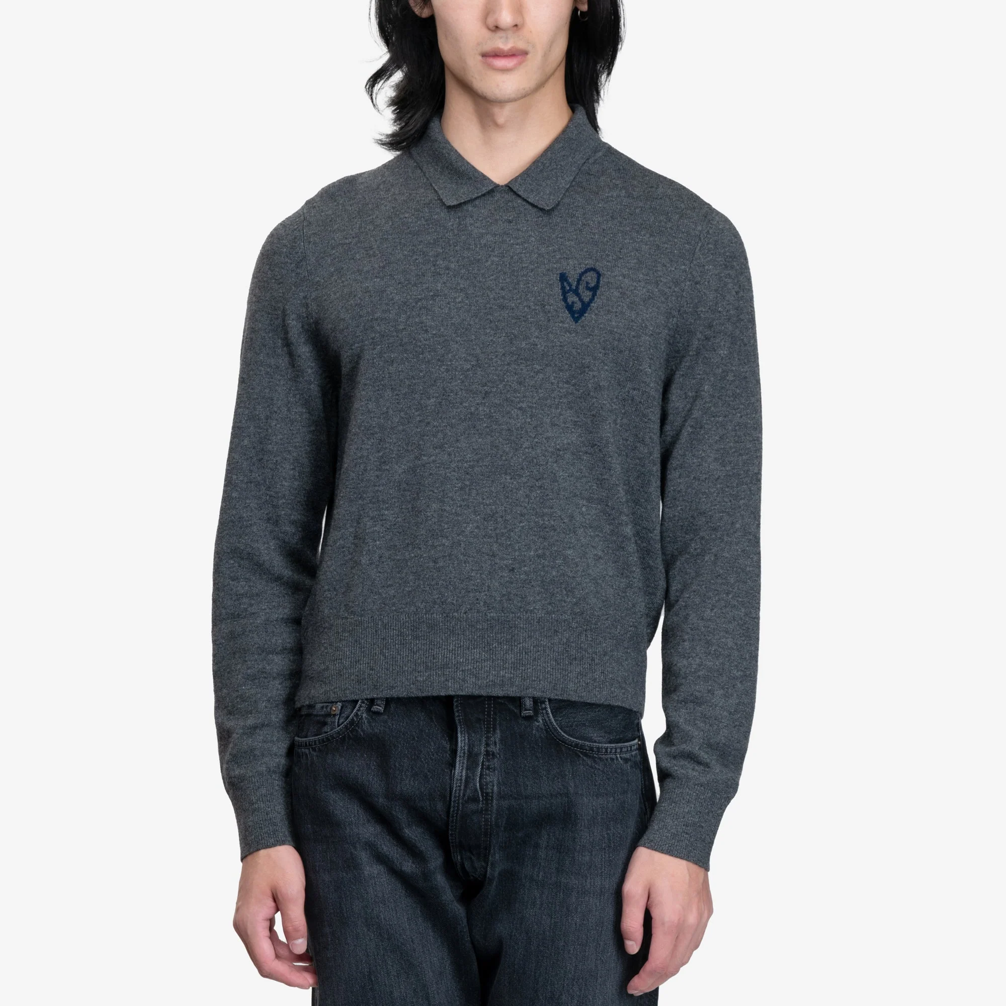 Yak Wool Polo Sweater