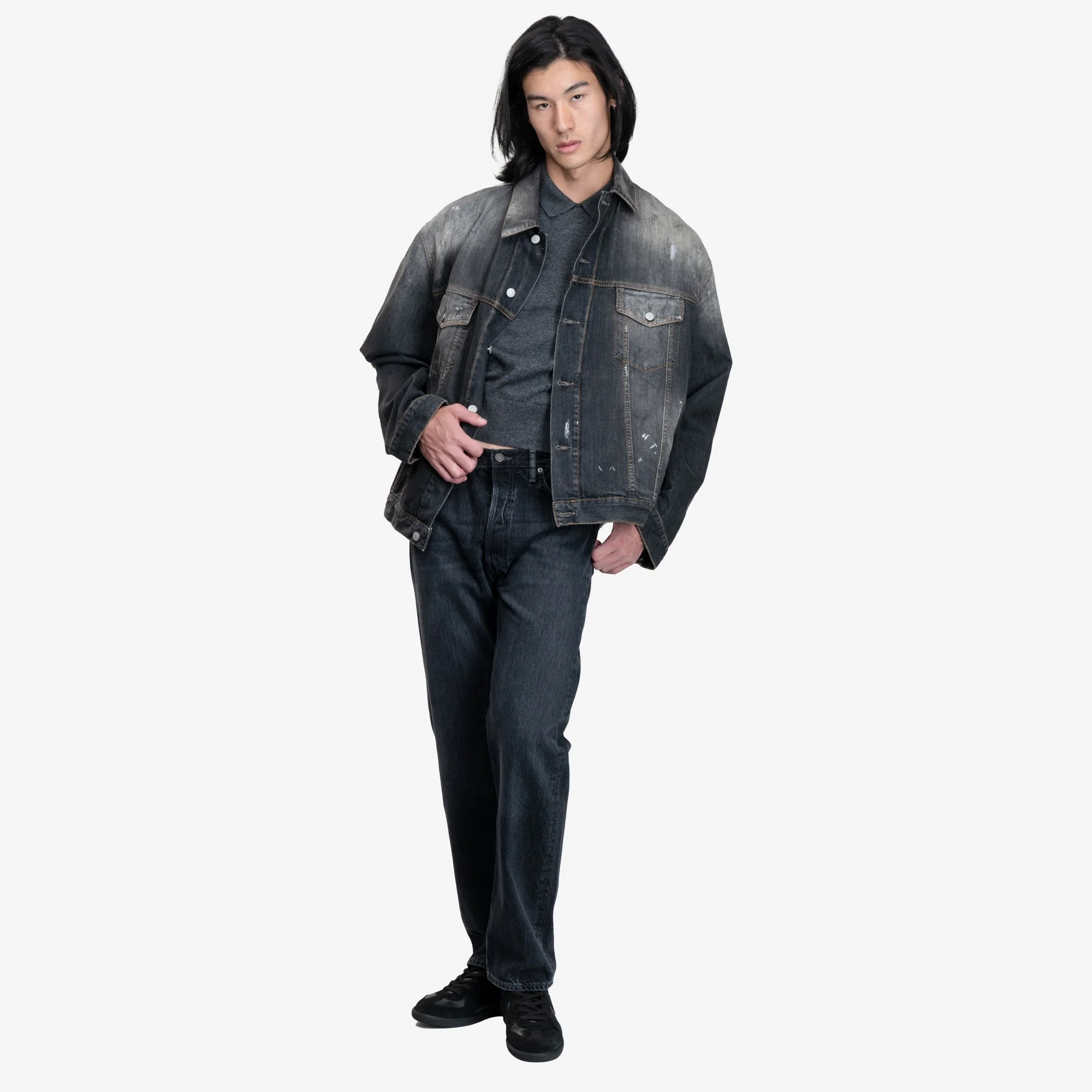 Yak Wool Polo Sweater - Image 2