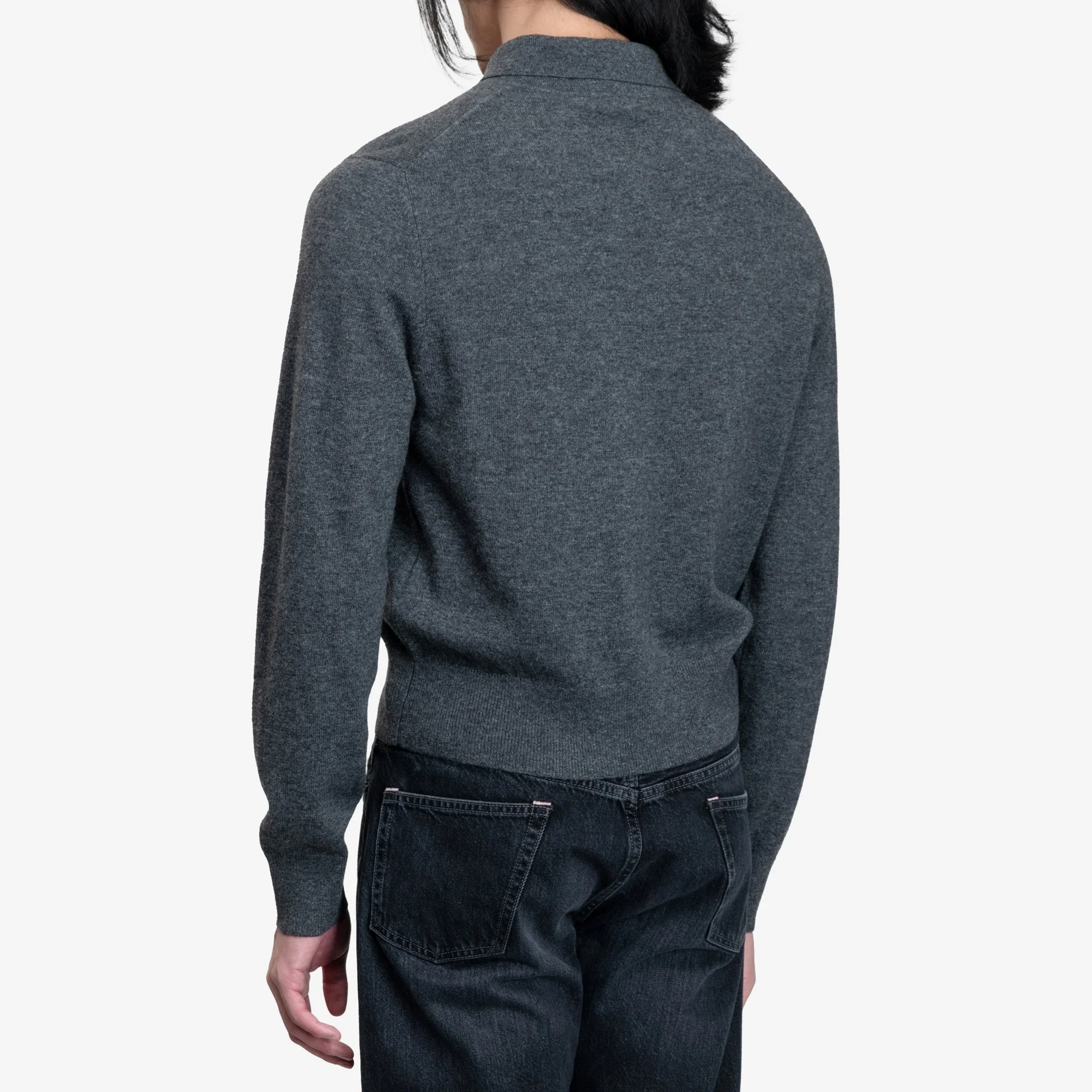 Yak Wool Polo Sweater - Image 4