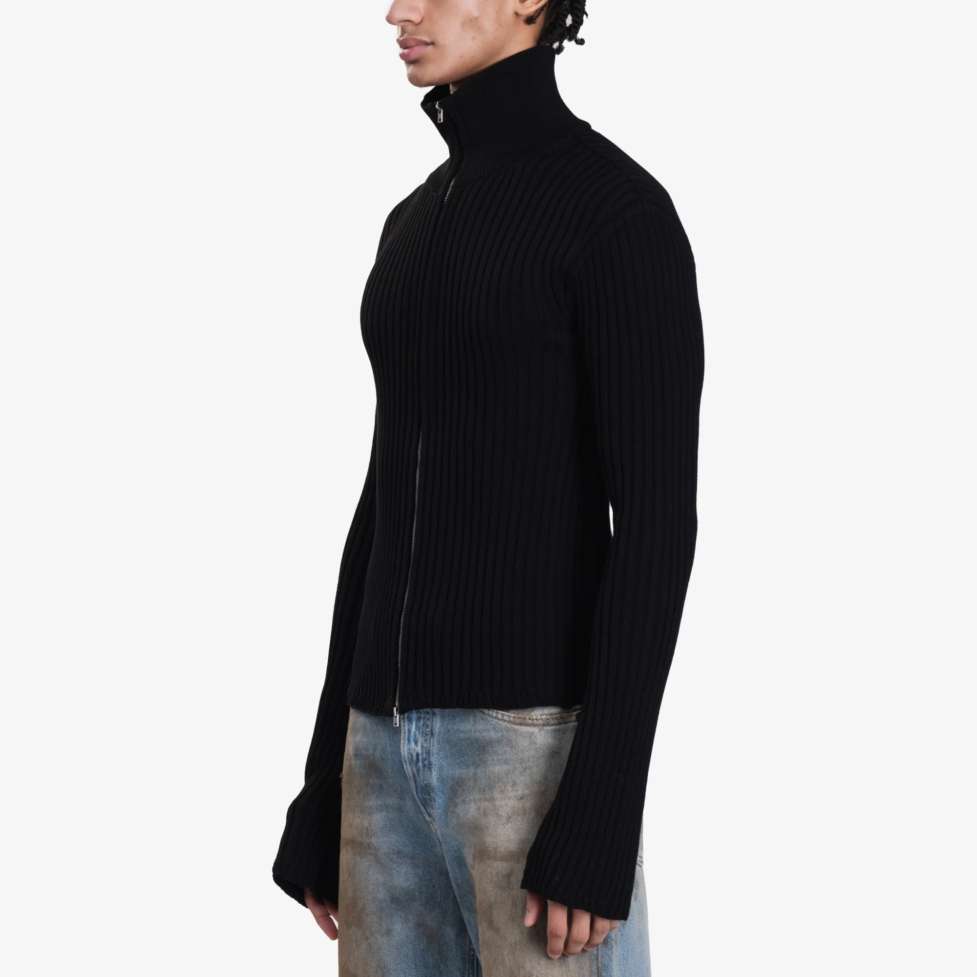 Zip Up Cardigan - Image 3