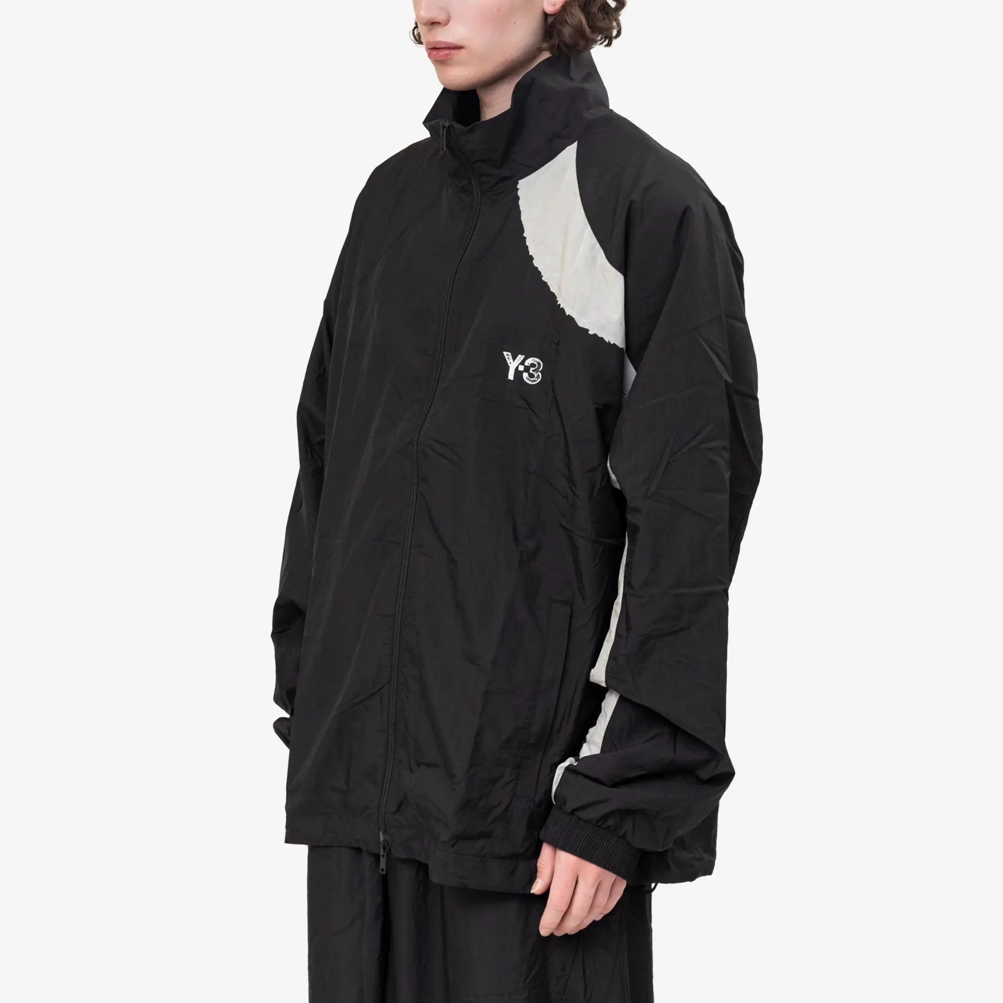 Raw Edge 3 Stripes Nylon Shell Jacket - Image 3