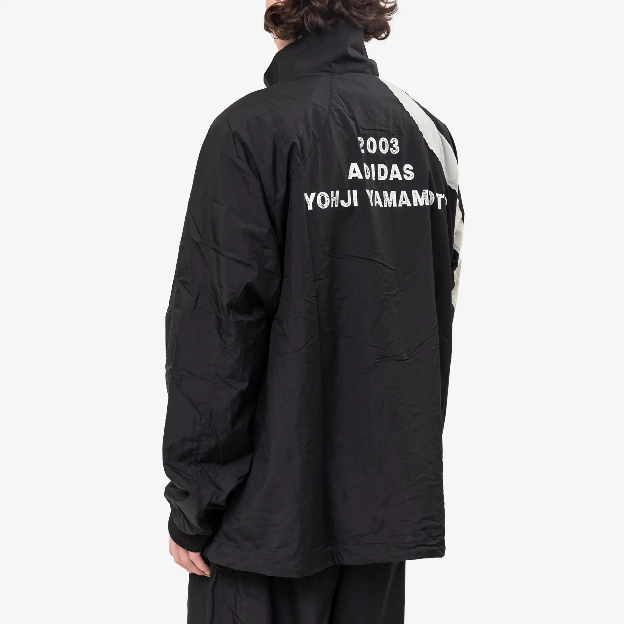 Raw Edge 3 Stripes Nylon Shell Jacket - Image 4