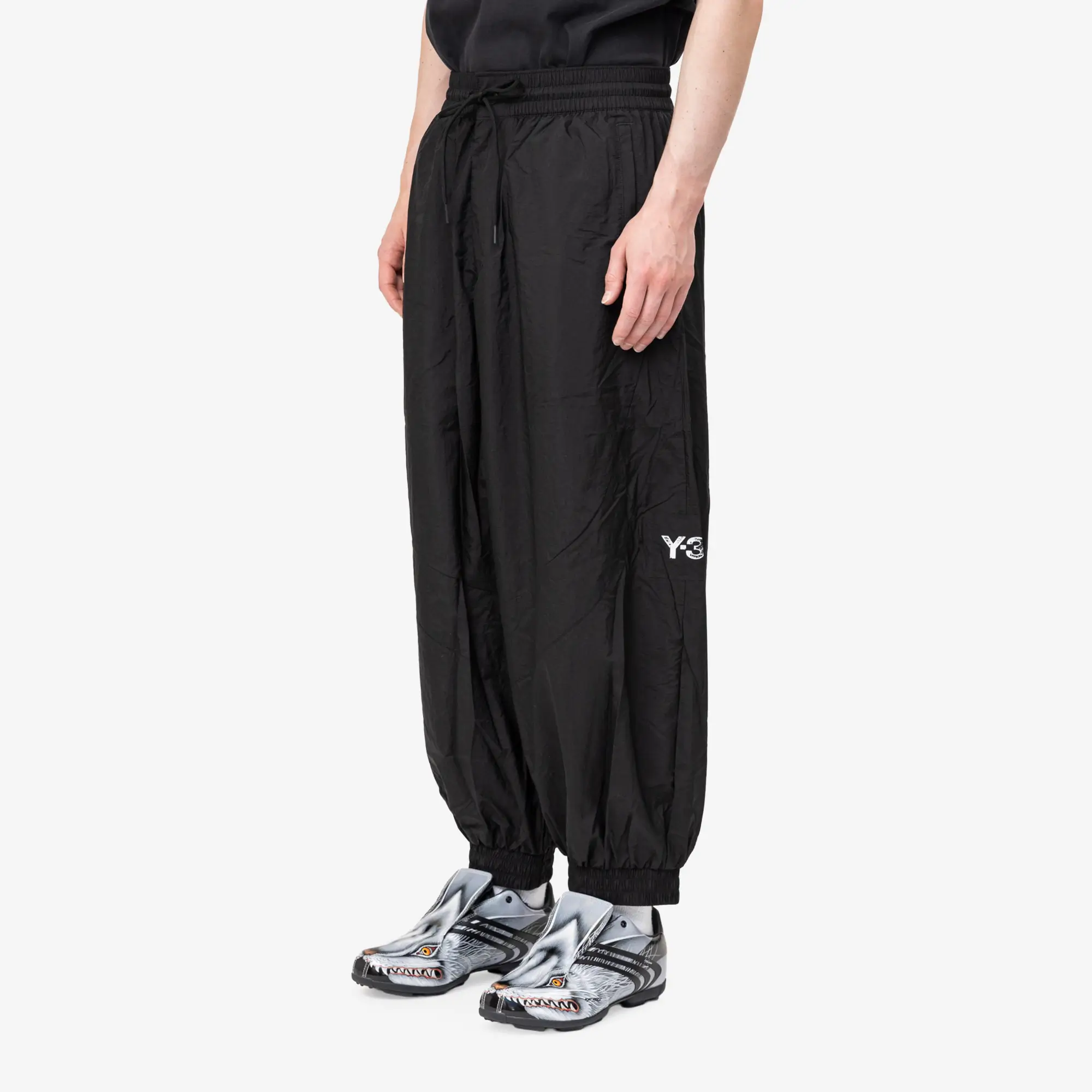 Raw Edge 3 Stripes Nylon Shell Pants - Image 3