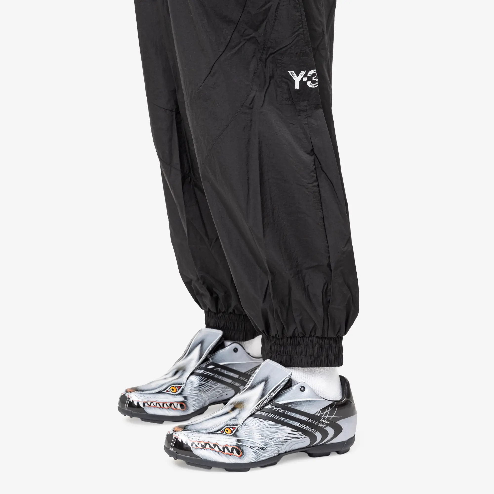 Raw Edge 3 Stripes Nylon Shell Pants - Image 5