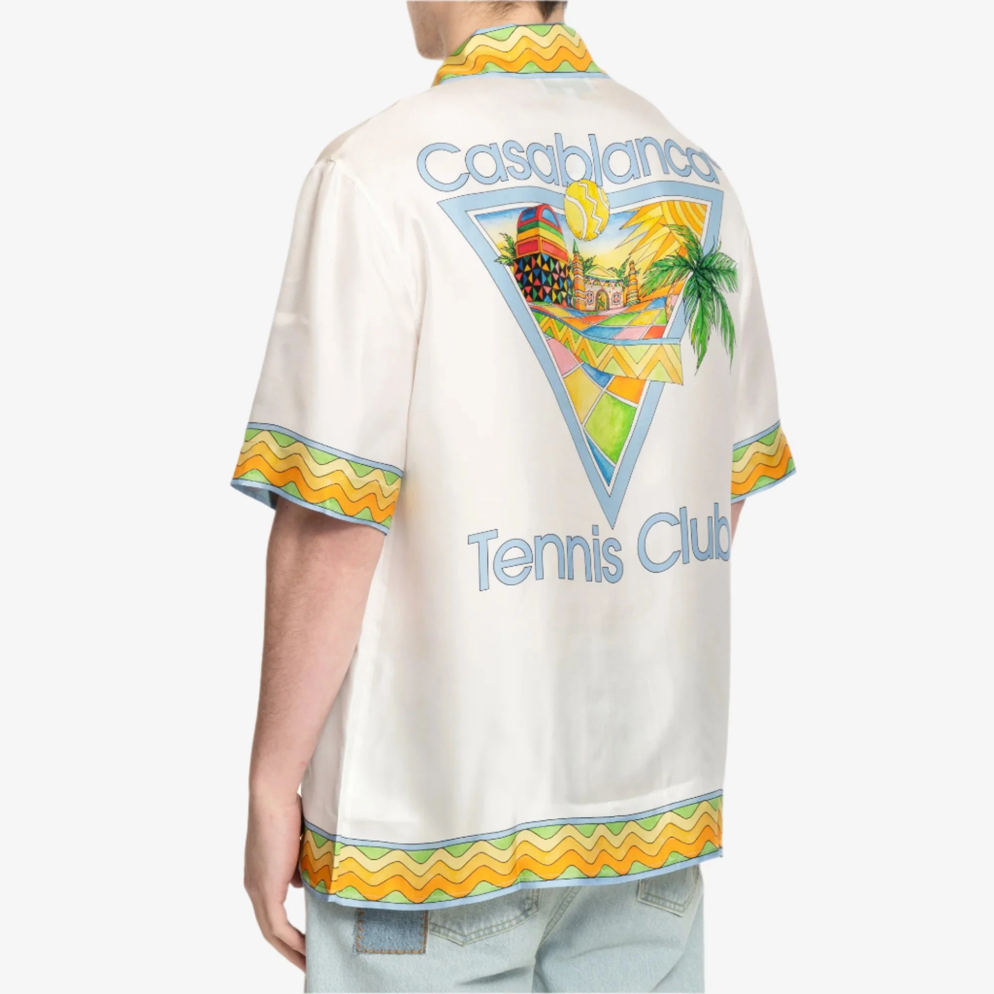 Afro Cubism SS Silk Shirt - Image 4