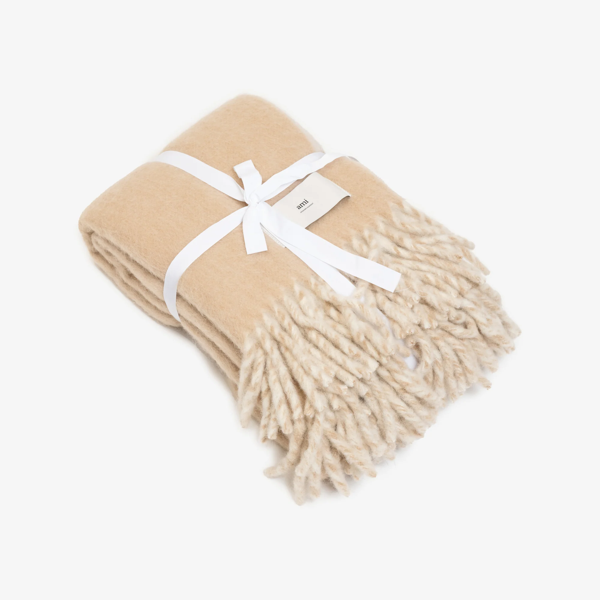 AMI Label Bicolour Blanket - Image 2