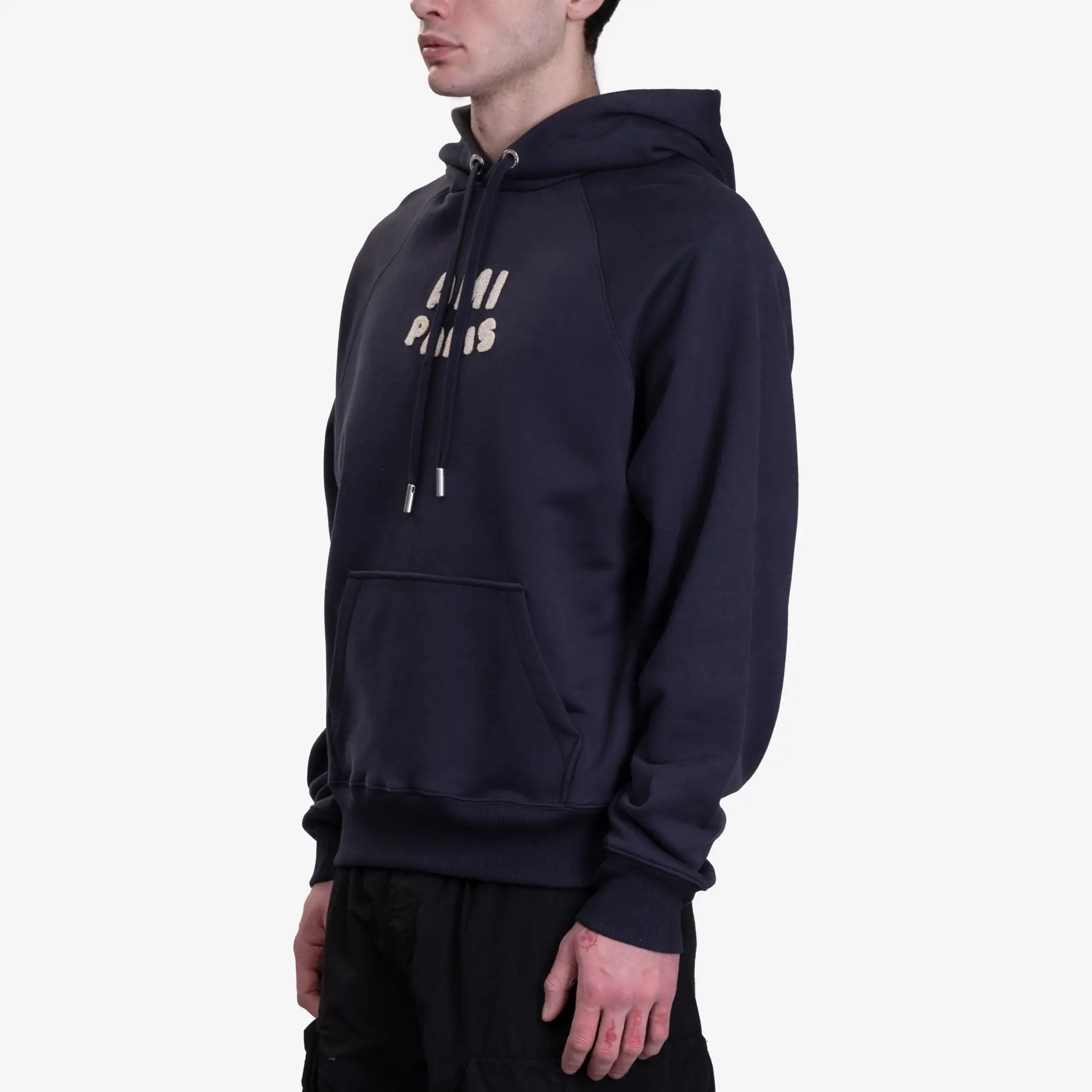 Ami Paris Patch Hoody - Image 3