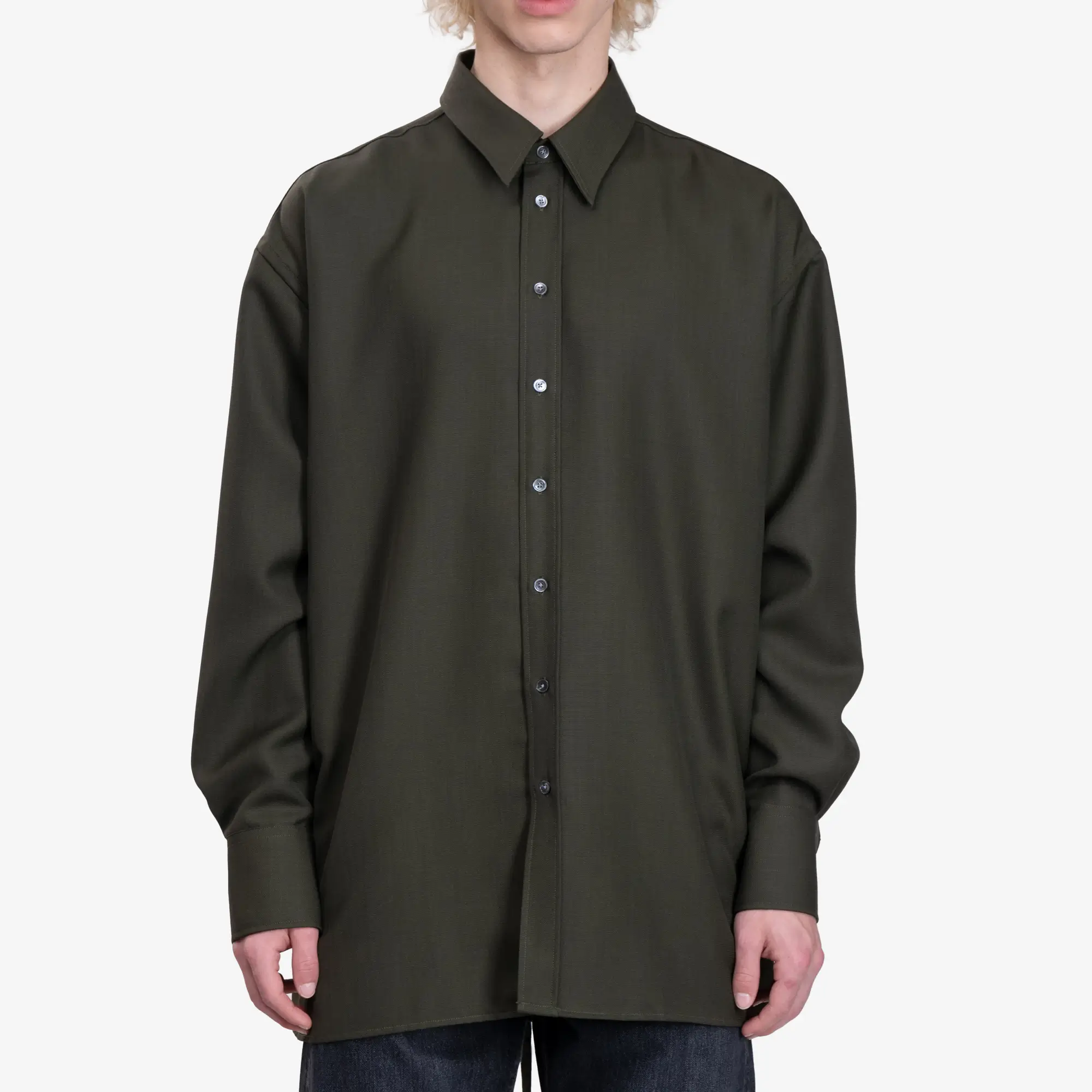 Back Slit Oversize Shirt