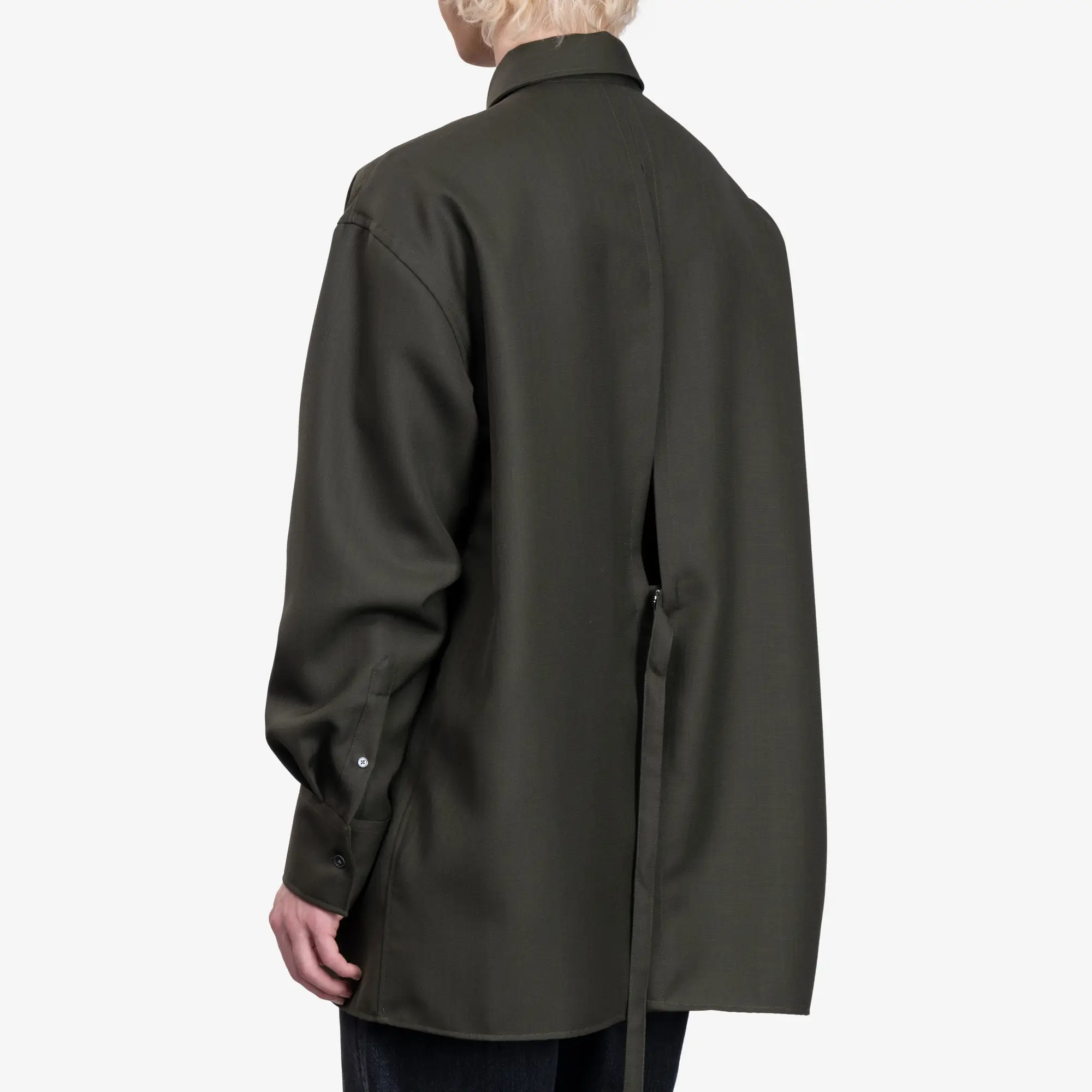 Back Slit Oversize Shirt - Image 4