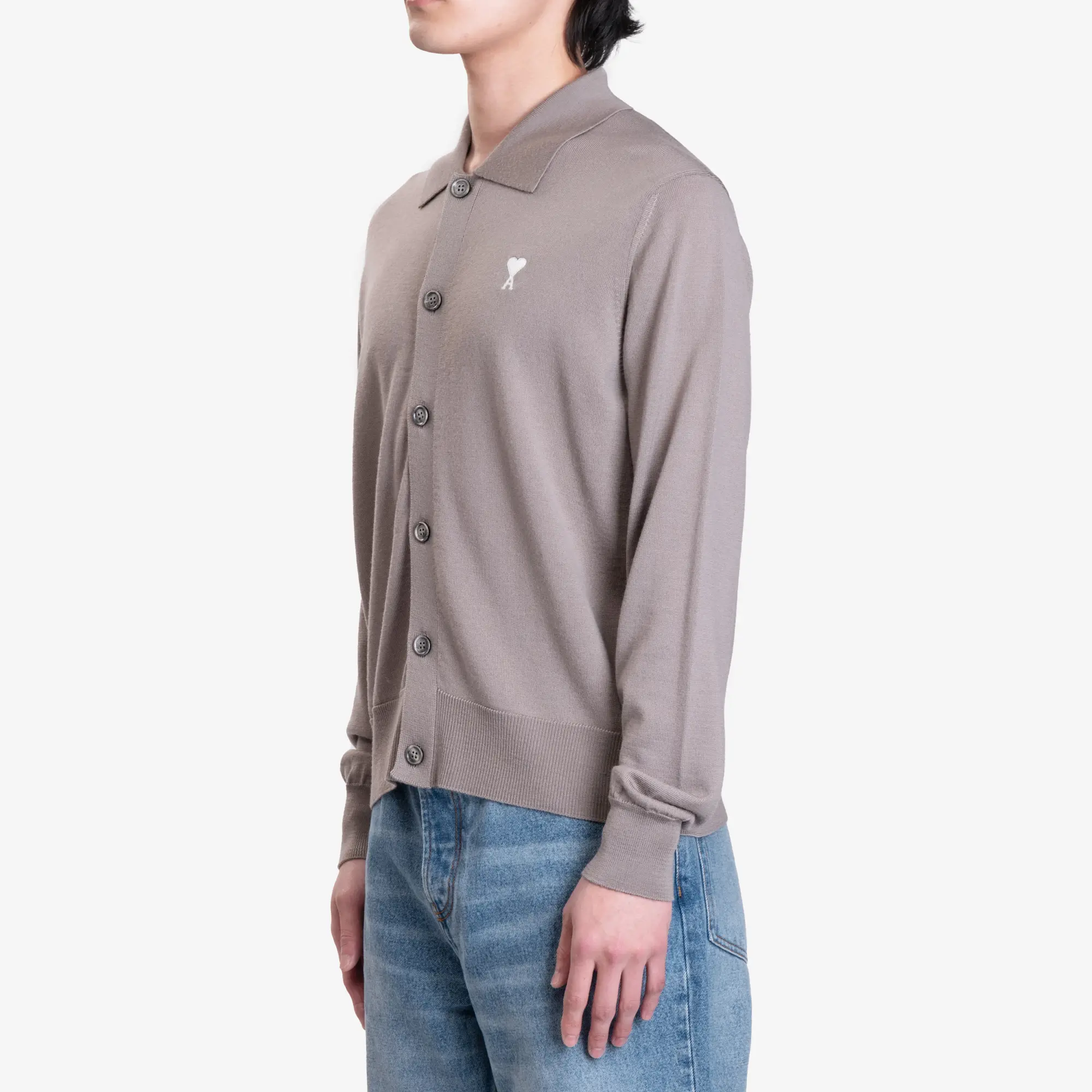 Off White ADC Shirt Collar Cardigan - Image 3