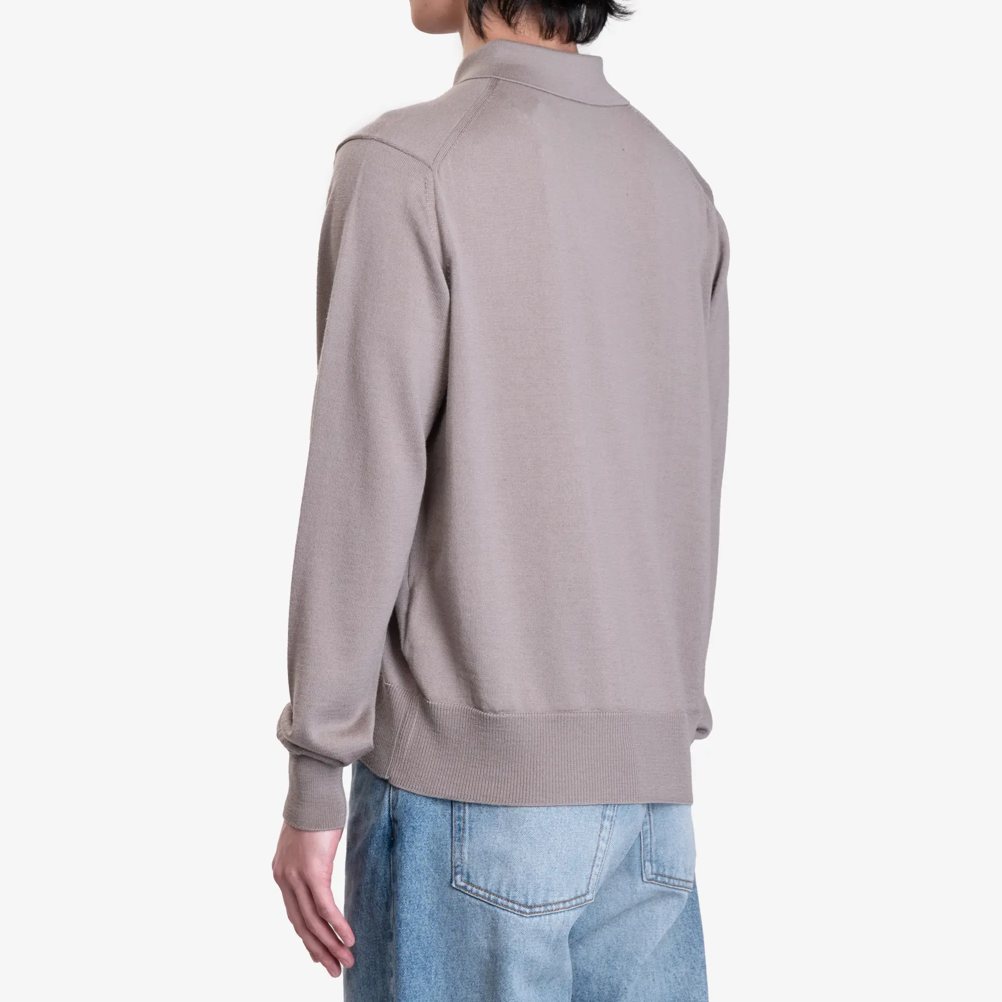 Off White ADC Shirt Collar Cardigan - Image 4