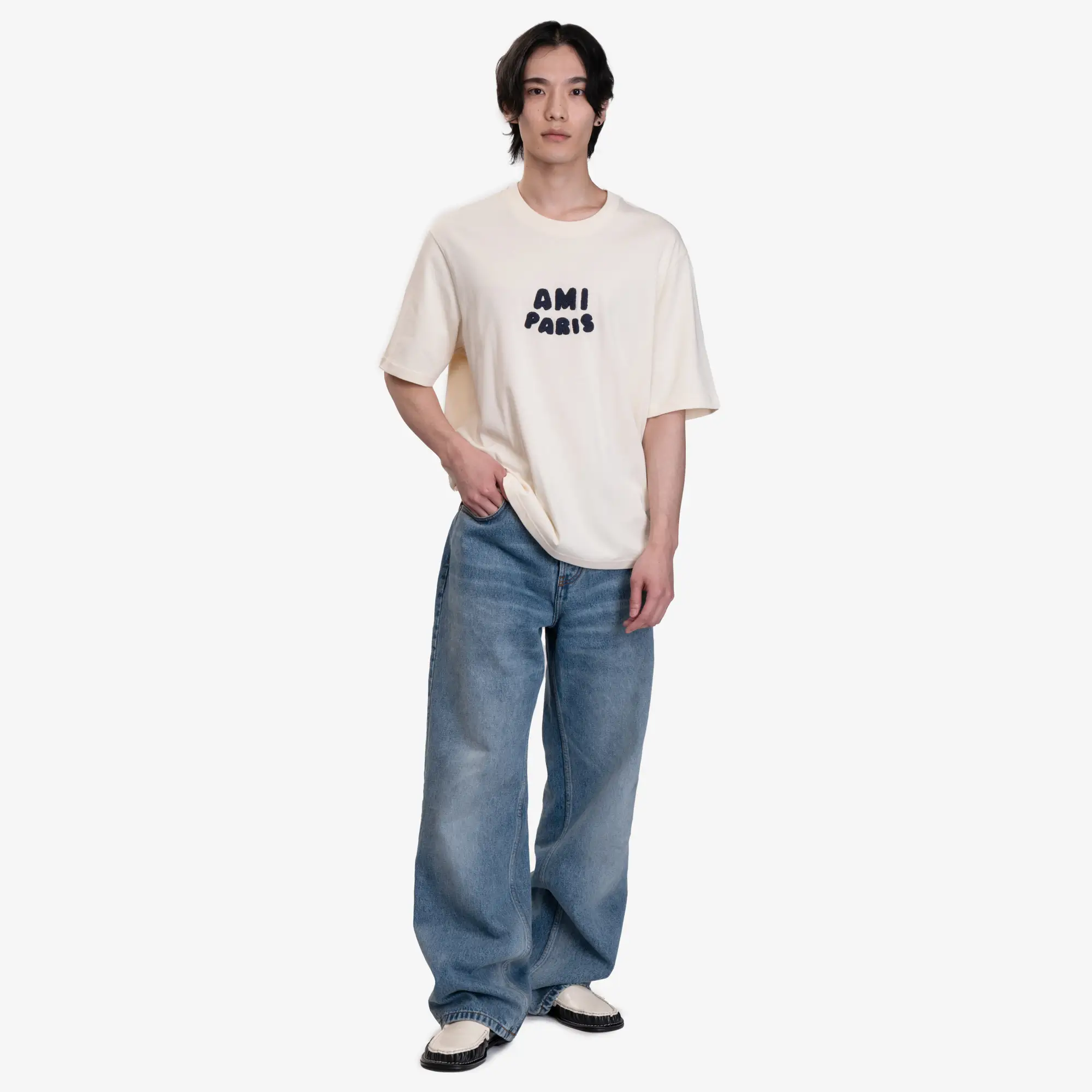 Ami Paris Patch T-Shirt - Image 2