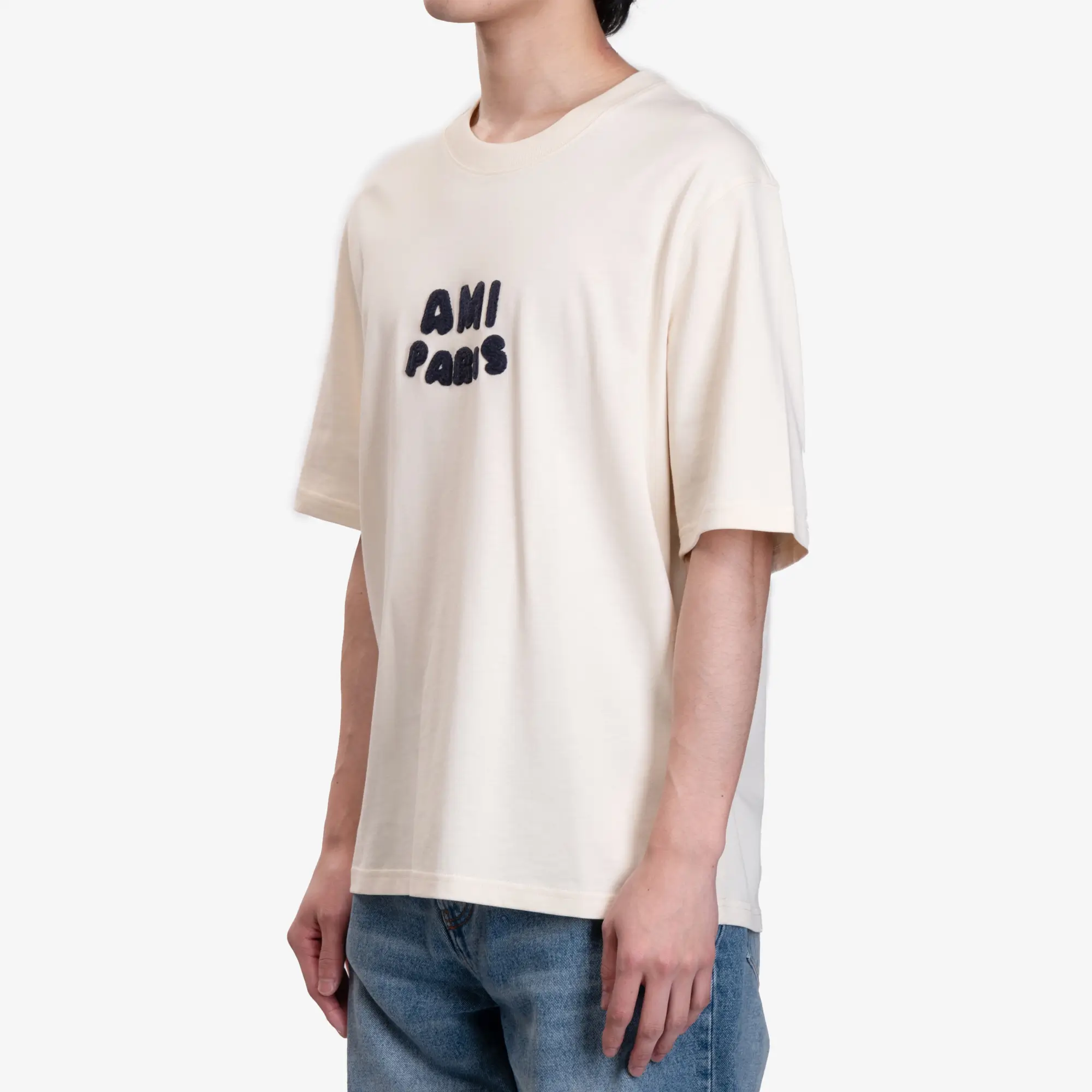 Ami Paris Patch T-Shirt - Image 3