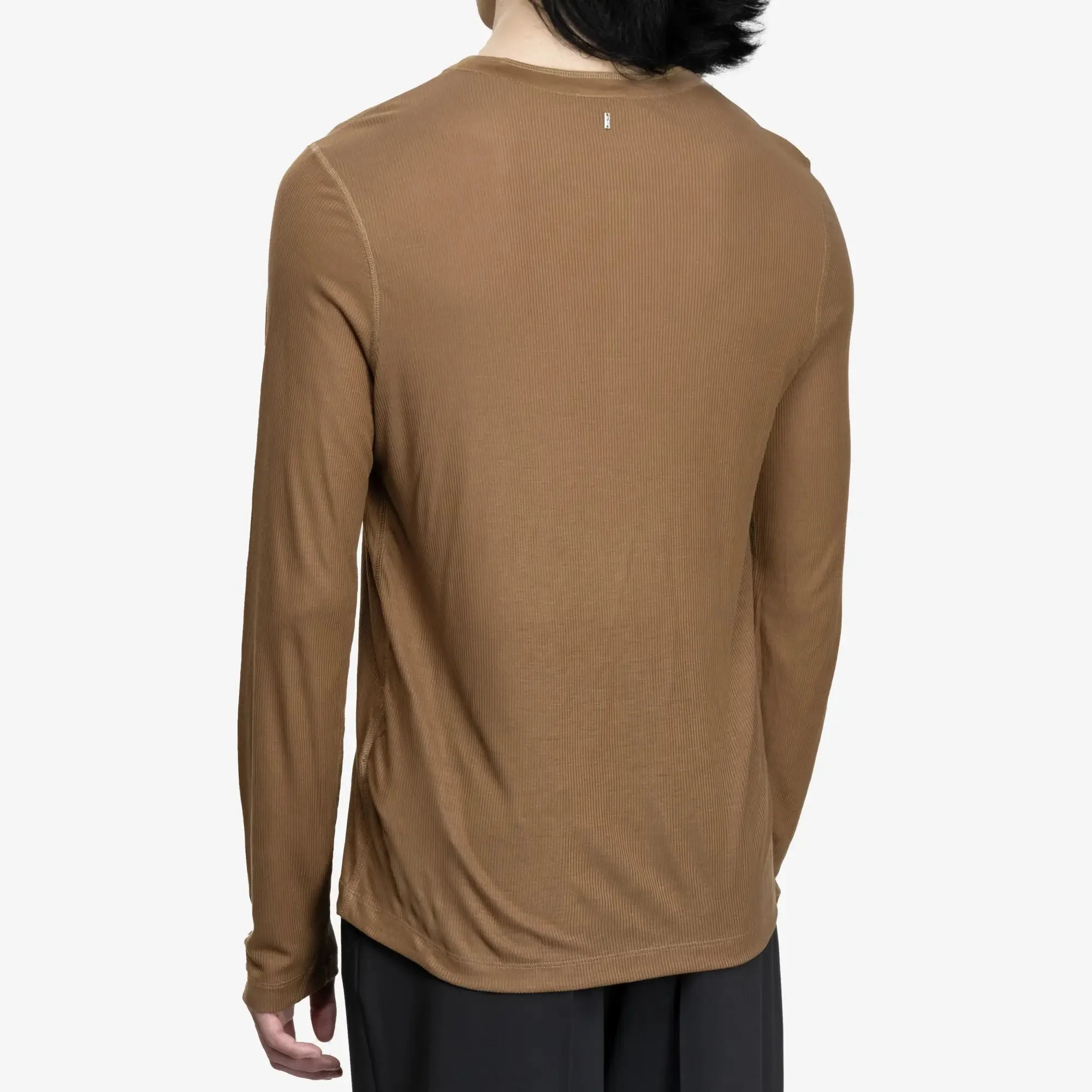 Ribbed Henley Shirt - Image 4