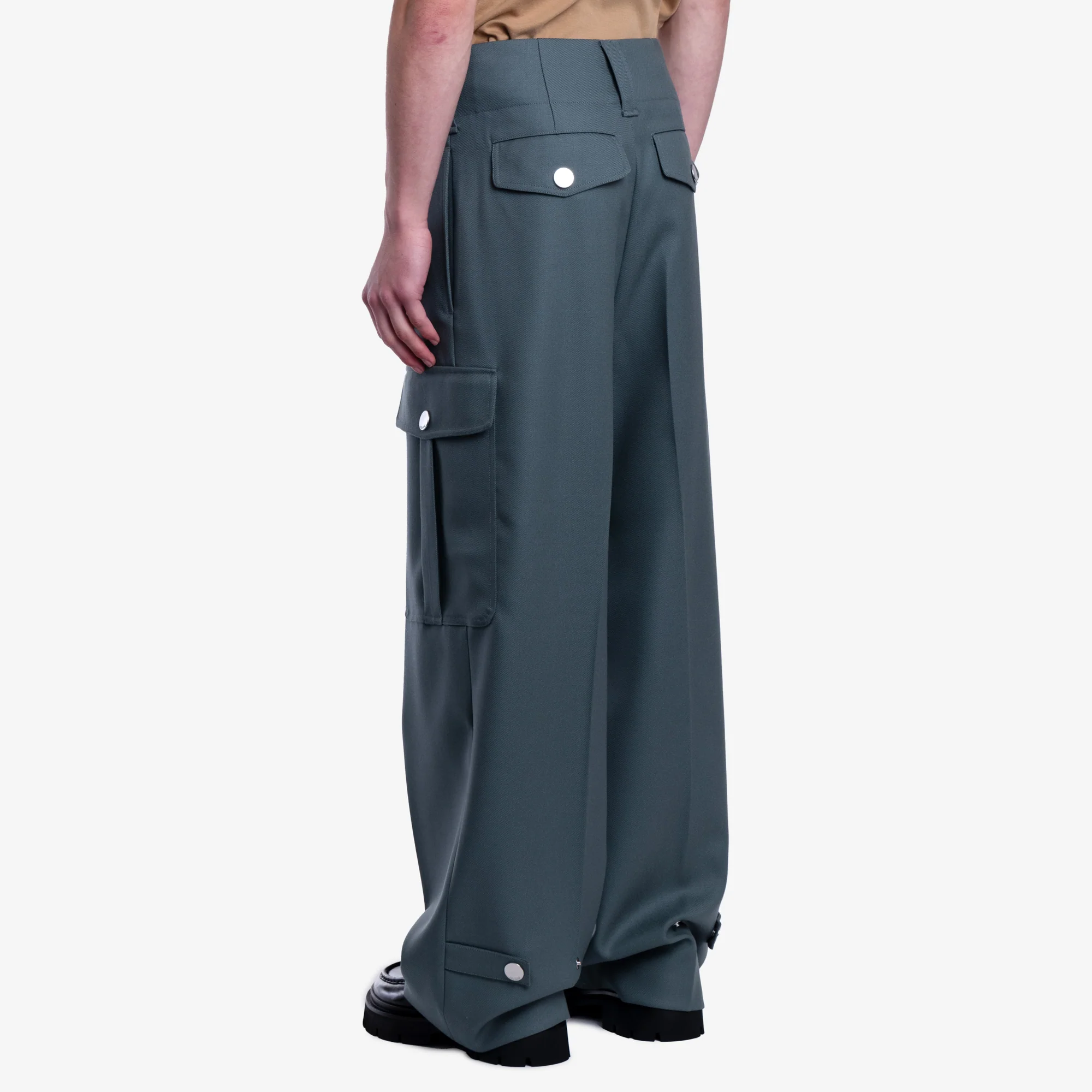 Straight Fit Cargo Trousers - Image 4