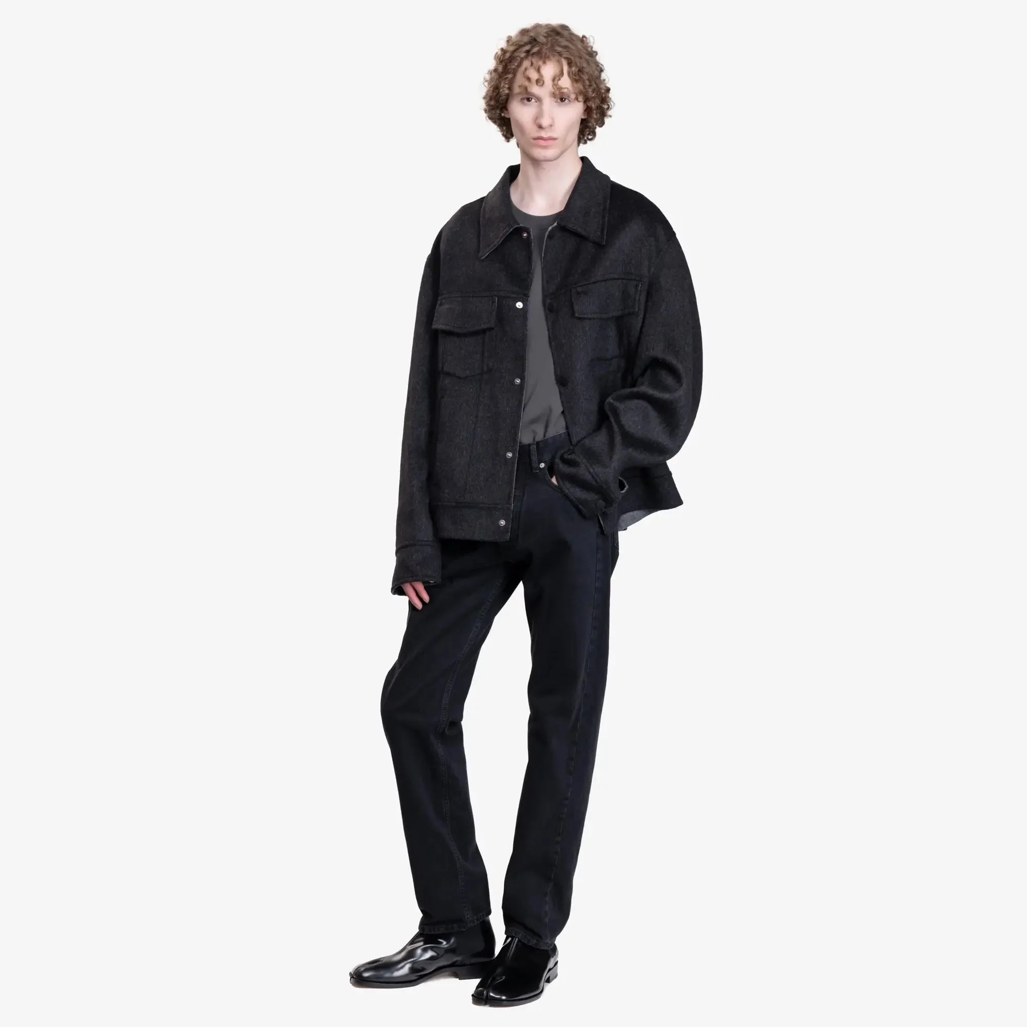 Wool Trucker Jacket - Image 2