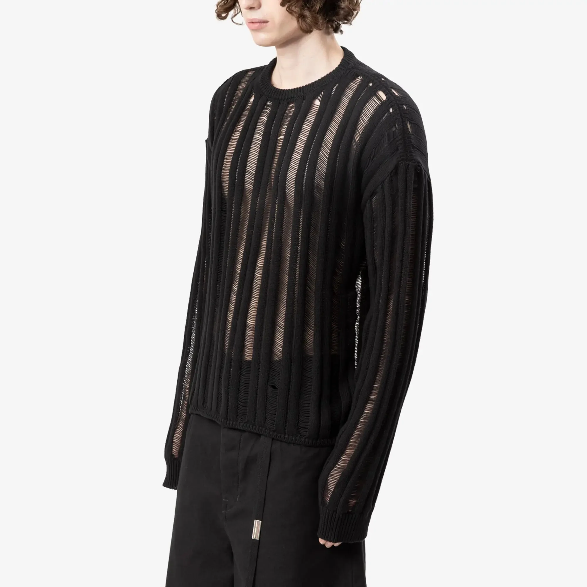 Danial Ladder Stitch Oversize Sweater - Image 3