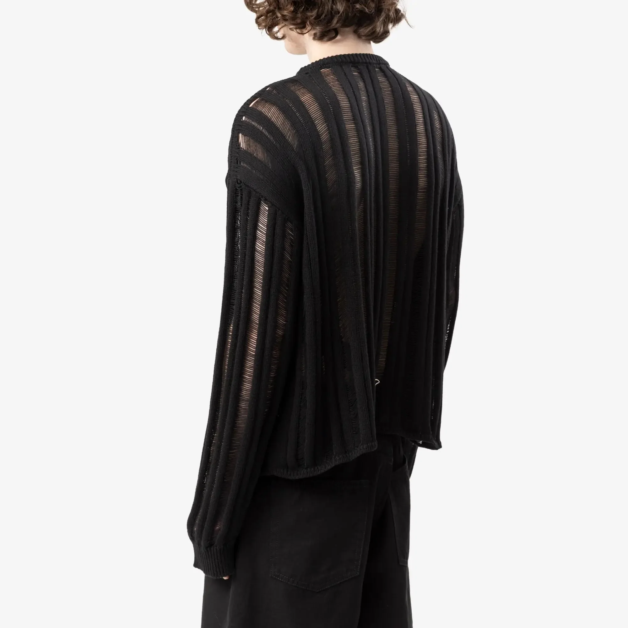 Danial Ladder Stitch Oversize Sweater - Image 4