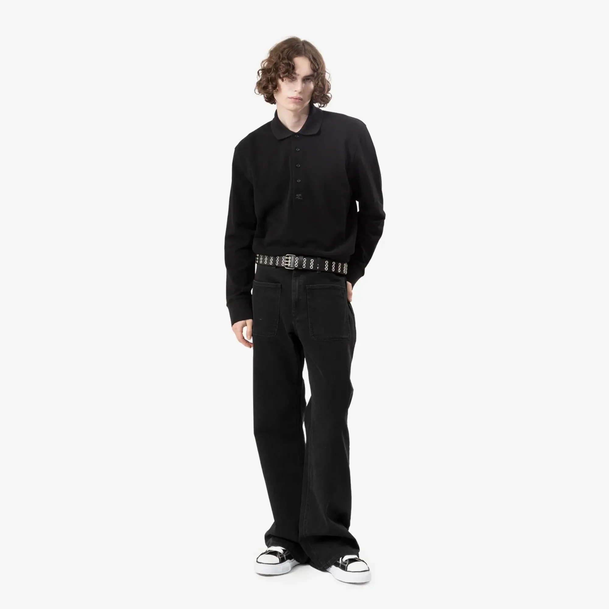 Ezra 4cm Metal Eyelet Belt - Image 4