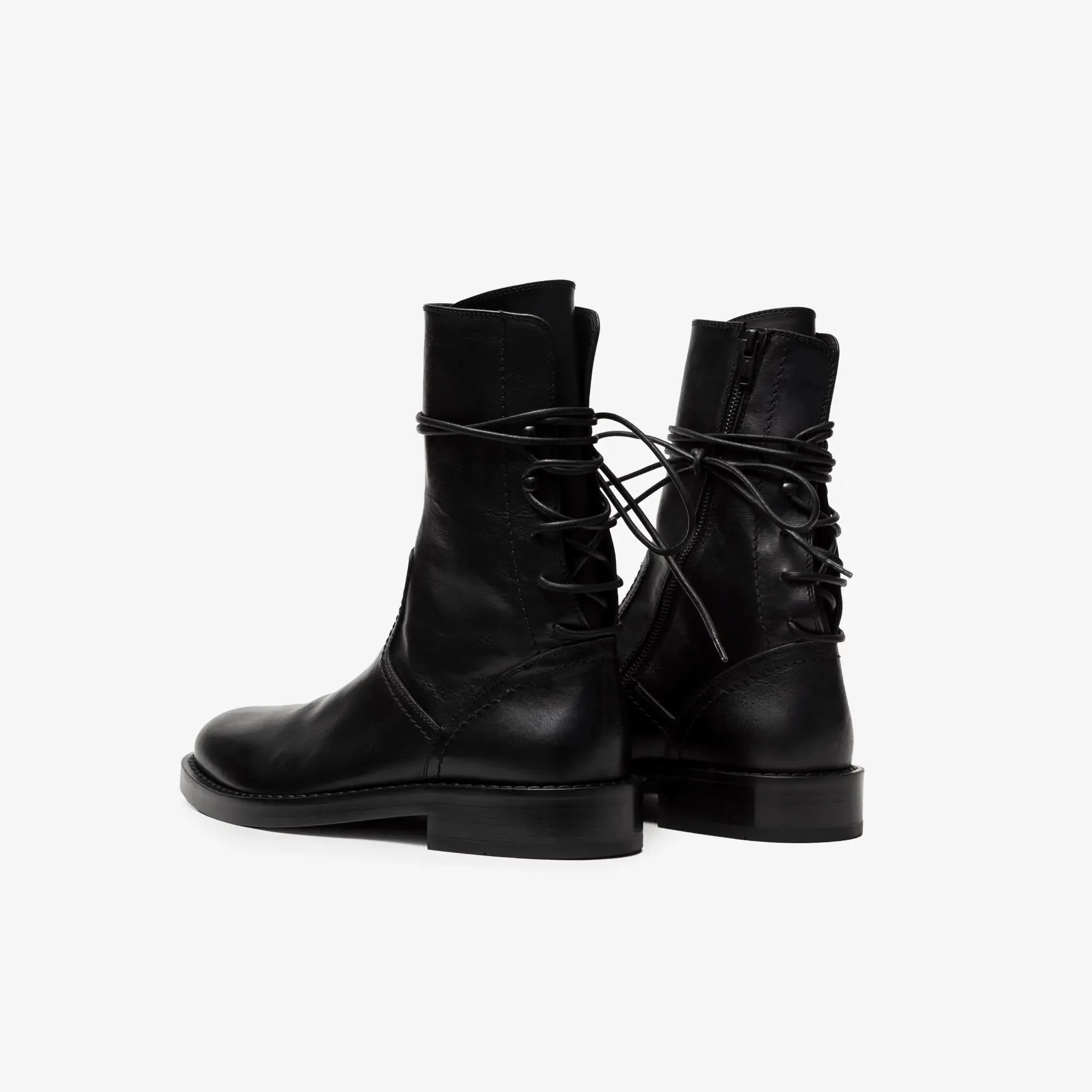 Heiko Laced Back Ankle Boots - Image 5