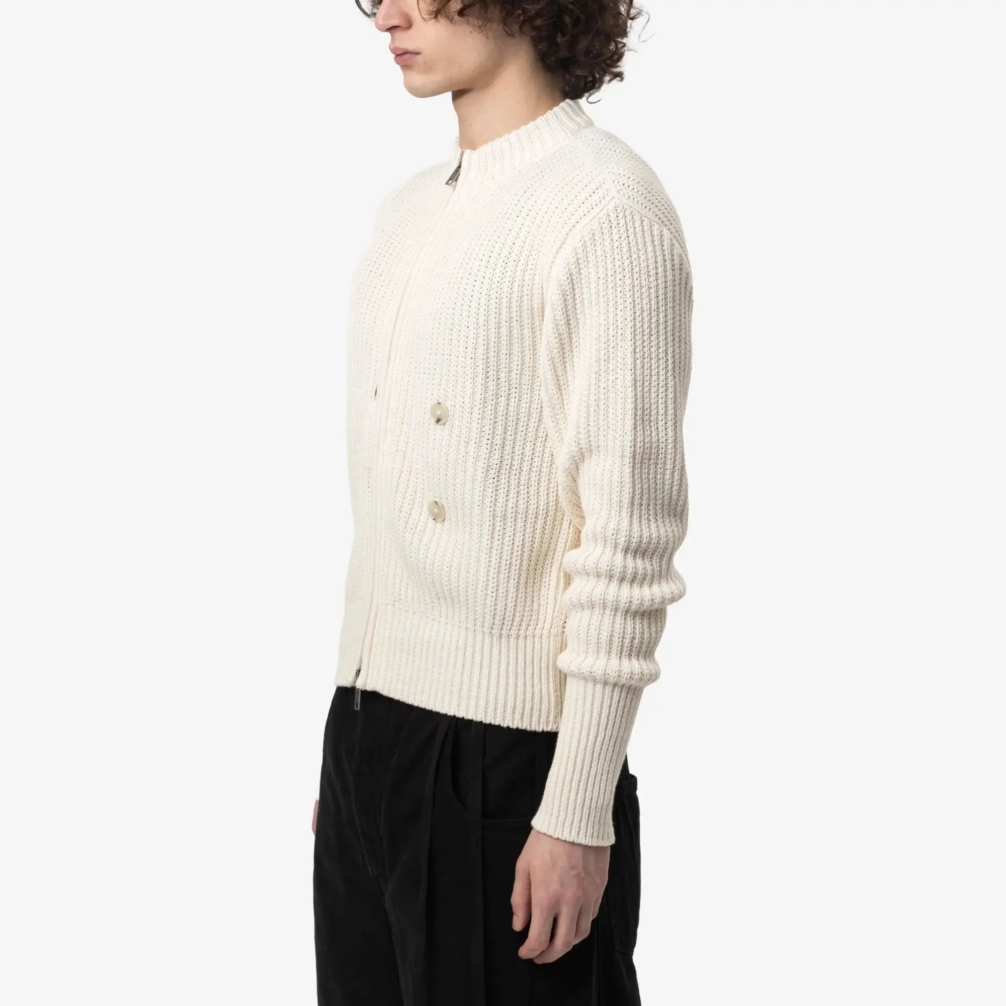 Ismael Zipped Knit Bomber - Image 3