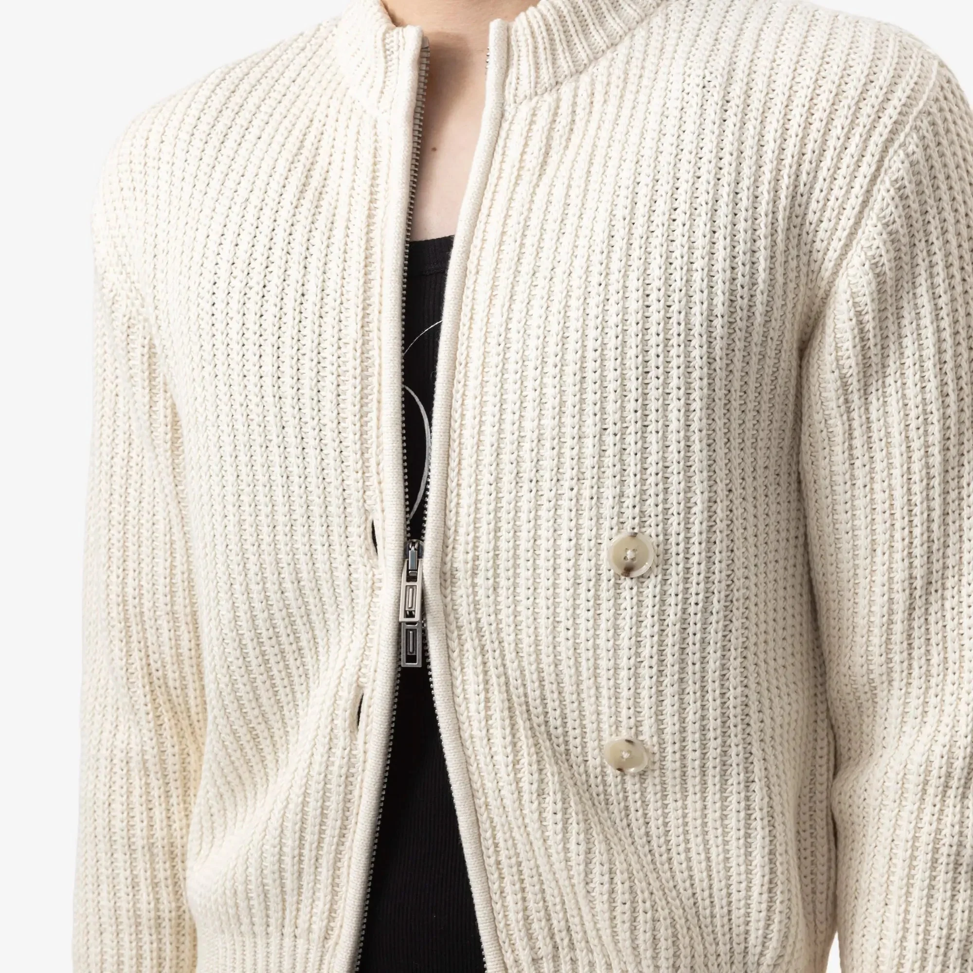 Ismael Zipped Knit Bomber - Image 5