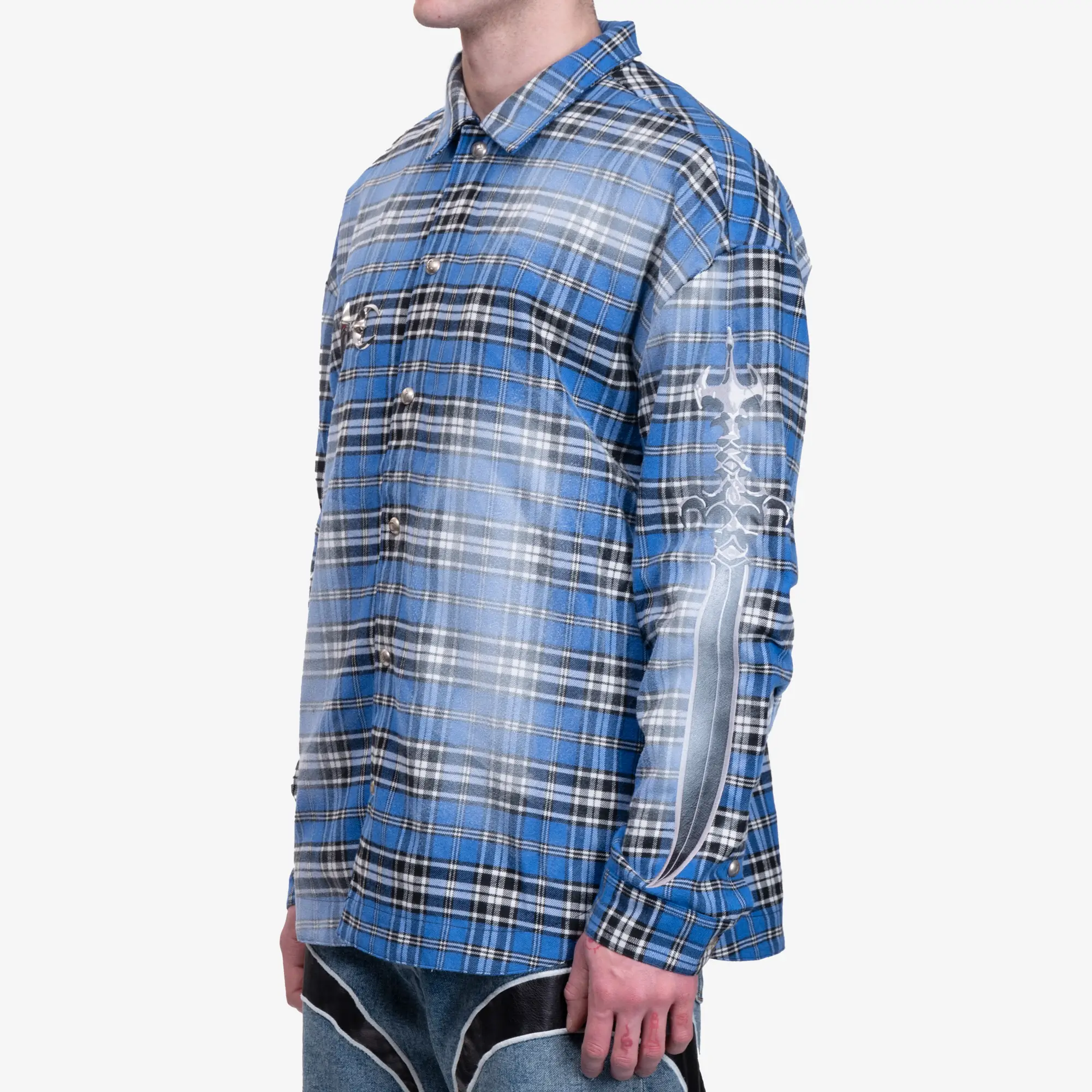 Arab Sword Flannel Shirt - Image 3