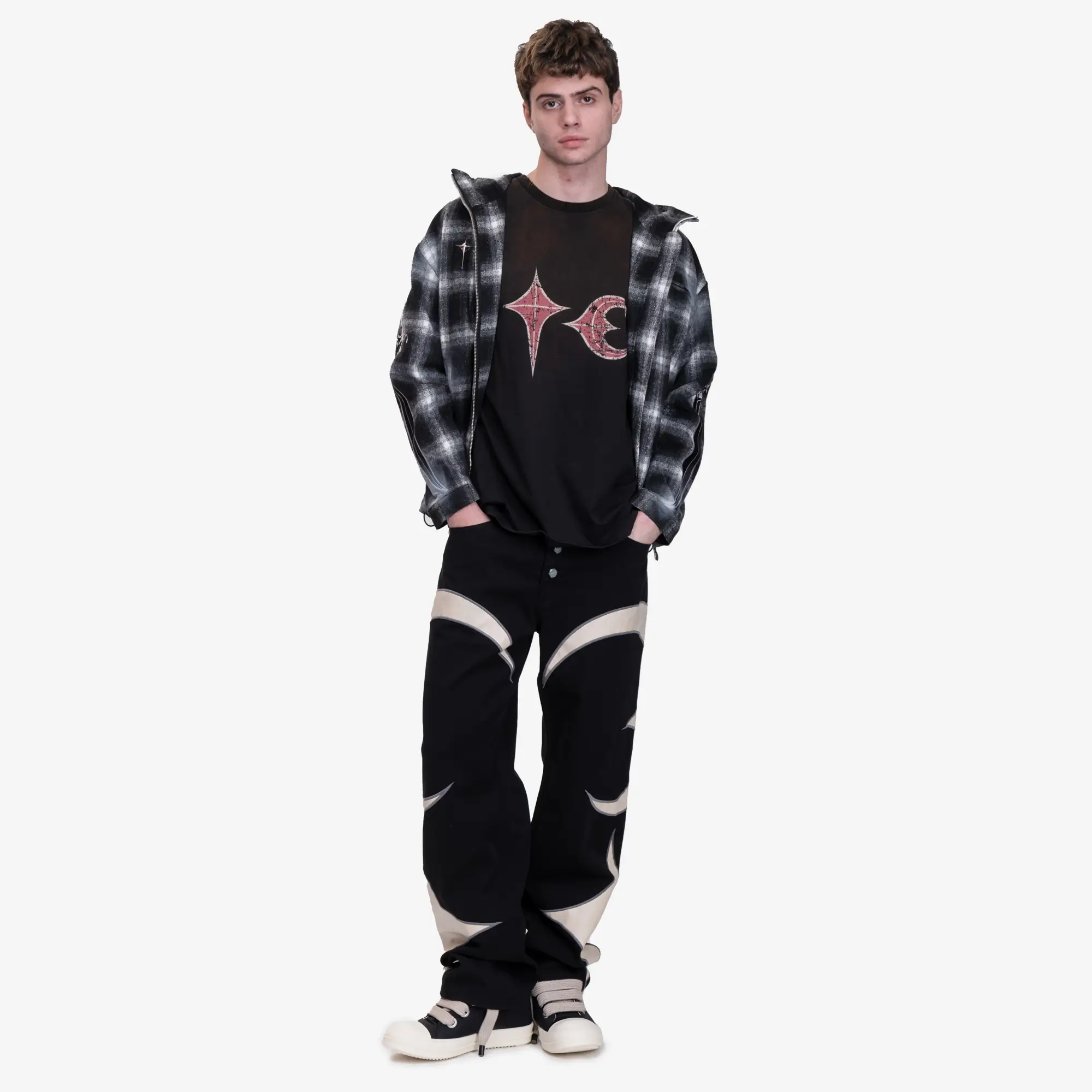 Arab Sword Flannel Zip Jacket - Image 2