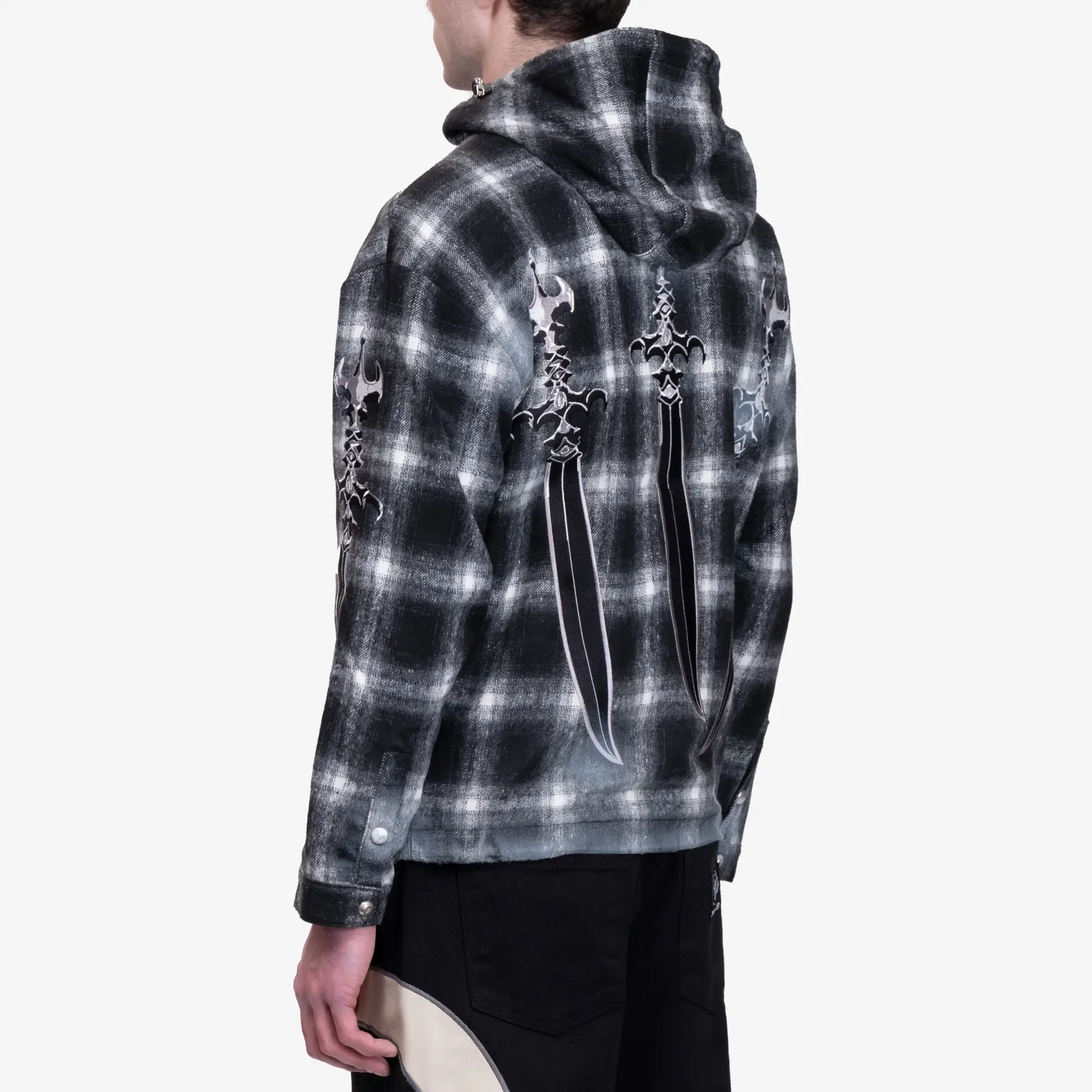 Arab Sword Flannel Zip Jacket - Image 4