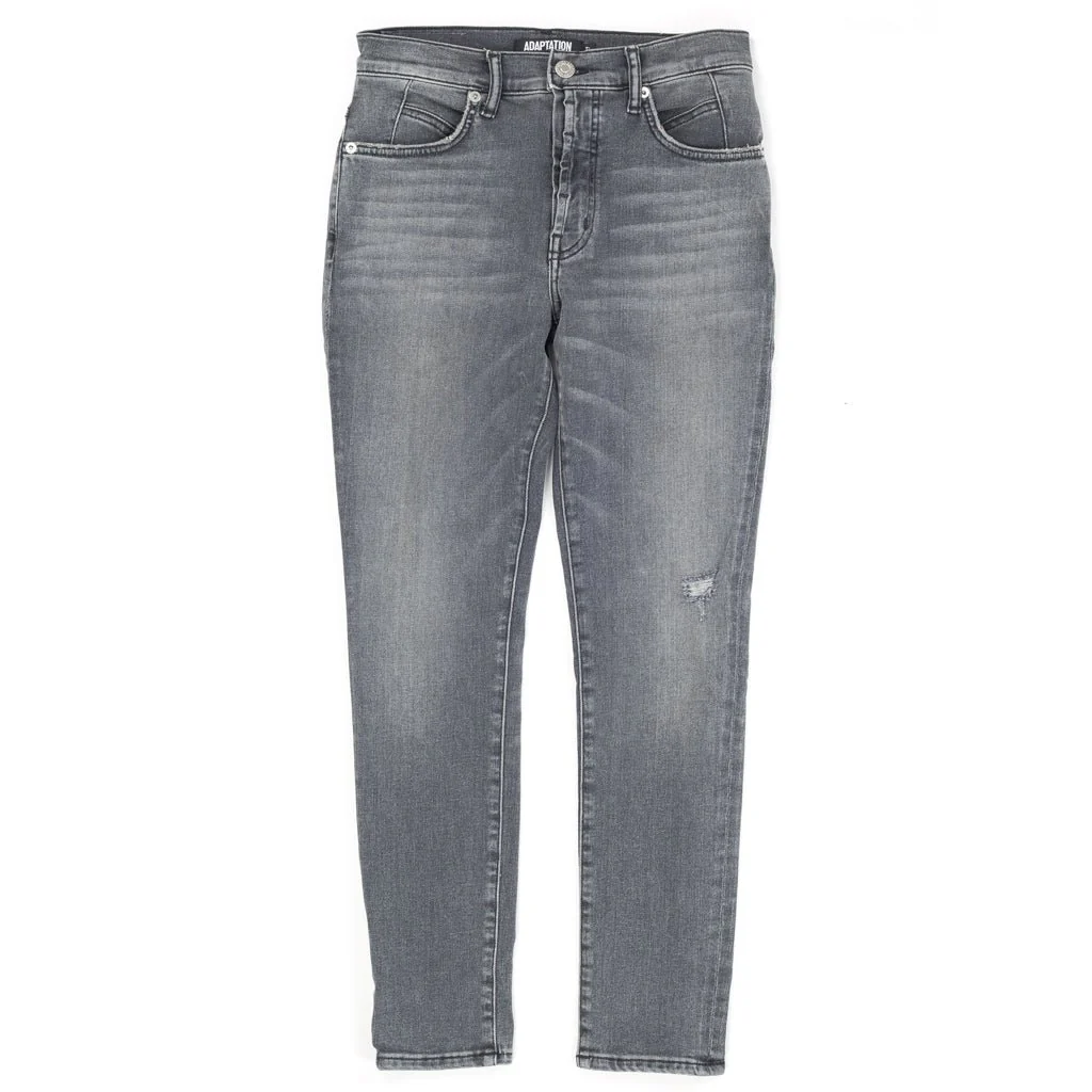Womens Asphalt Seamed Skinny Jeans - Image 4