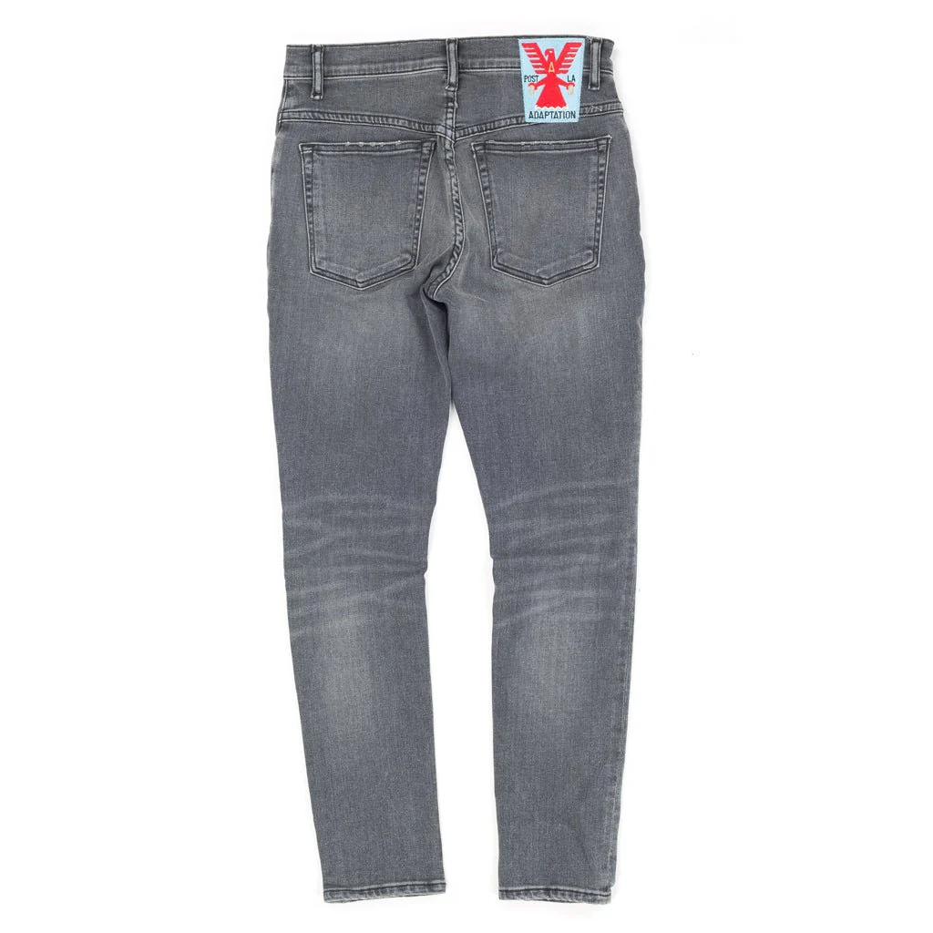 Womens Asphalt Seamed Skinny Jeans - Image 5