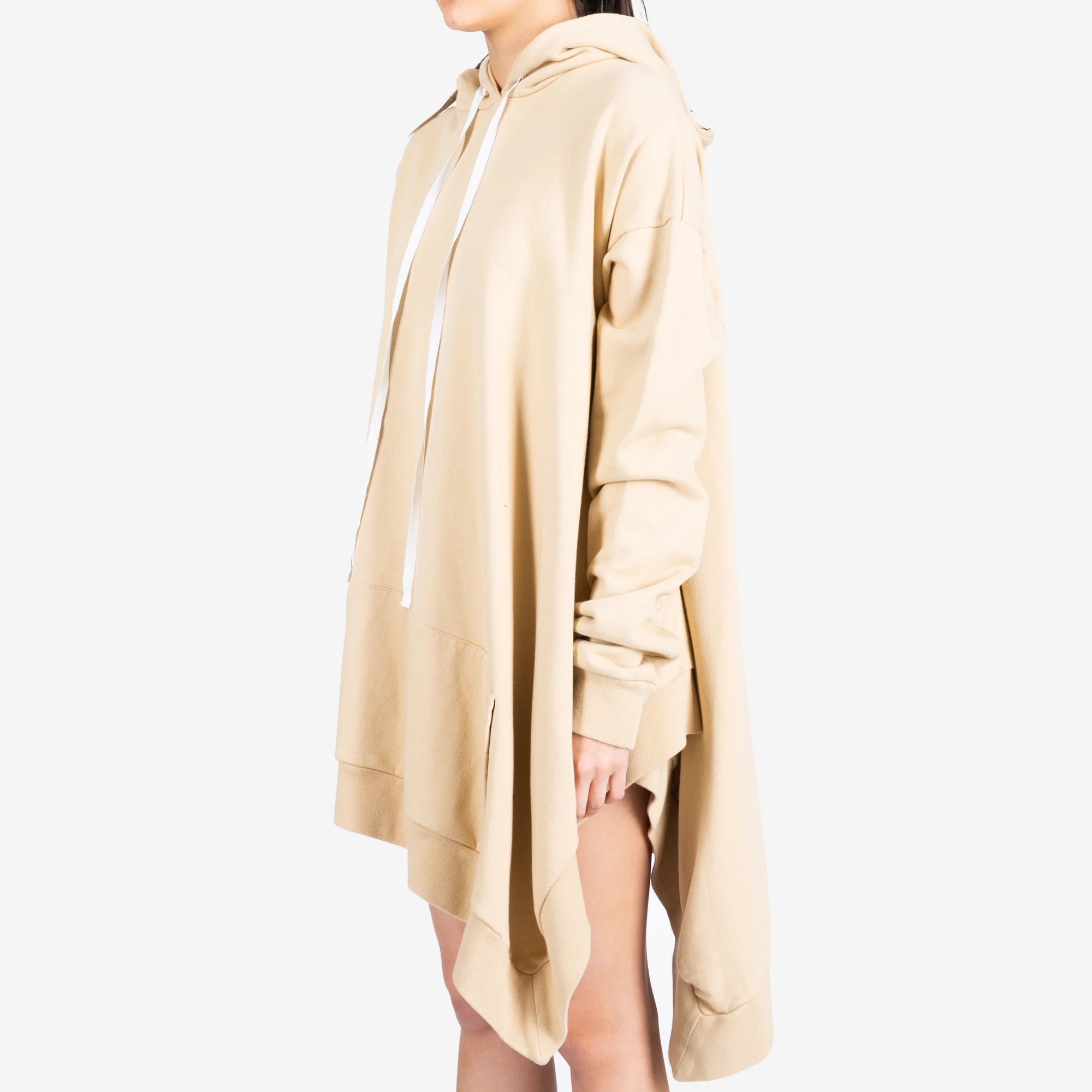 Asymmetric Hooded Dress - Image 3