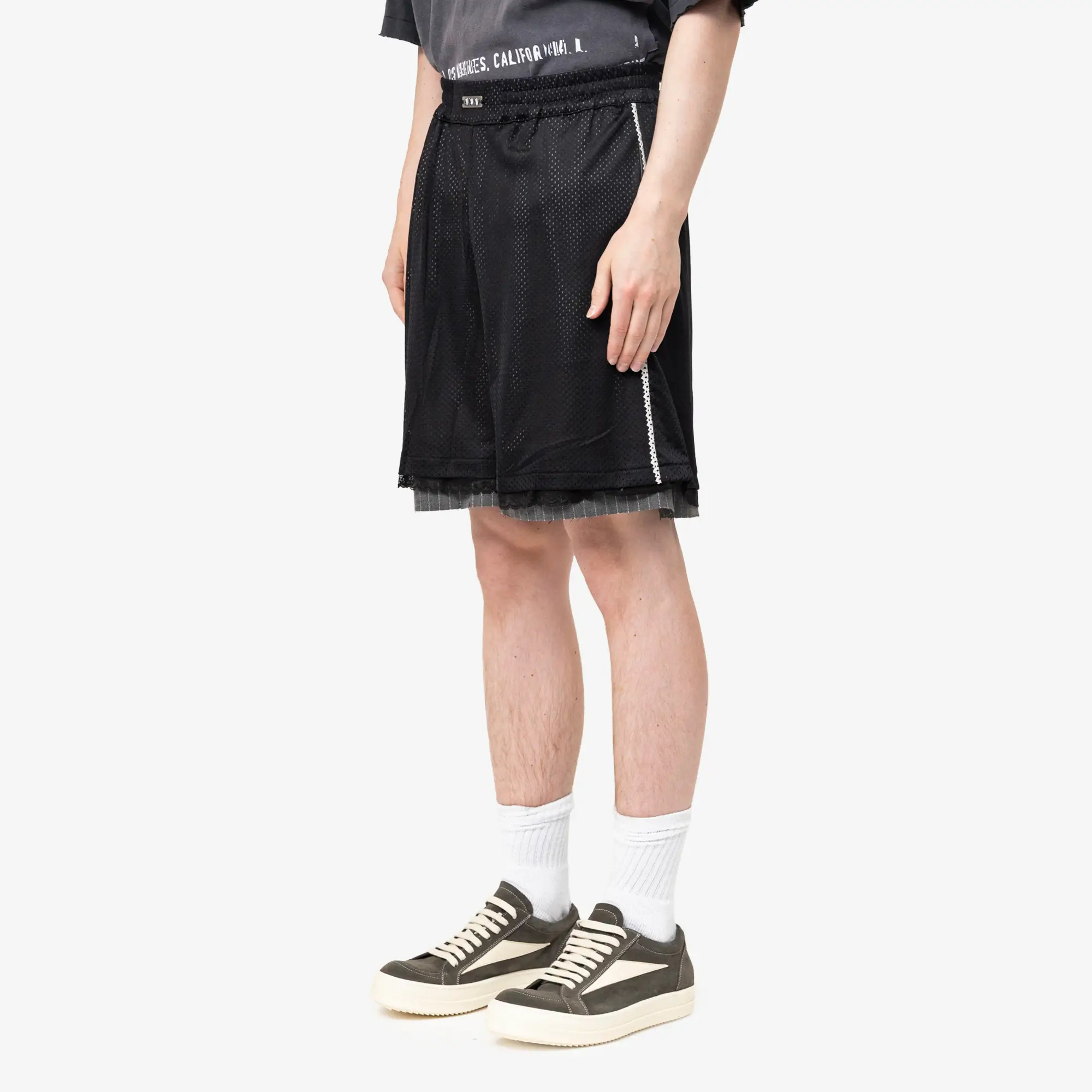 Adam Mesh Basketball Shorts - Image 3